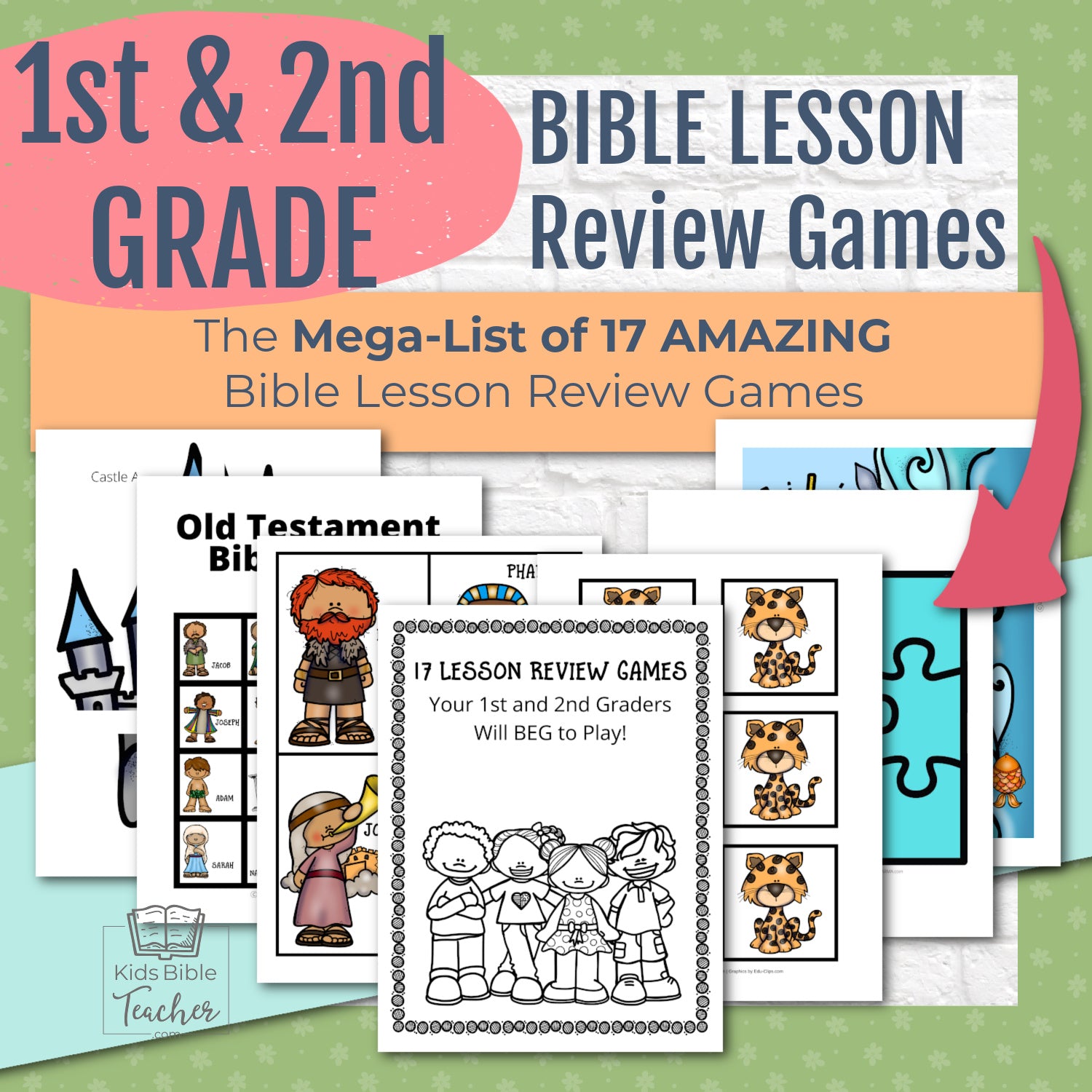17 AMAZING Bible Lesson Review Games for 1st and 2nd Grades
