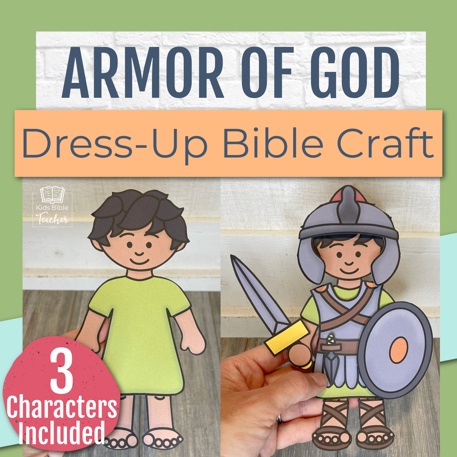 Armor of God Dress-Up Bible Craft for Kids