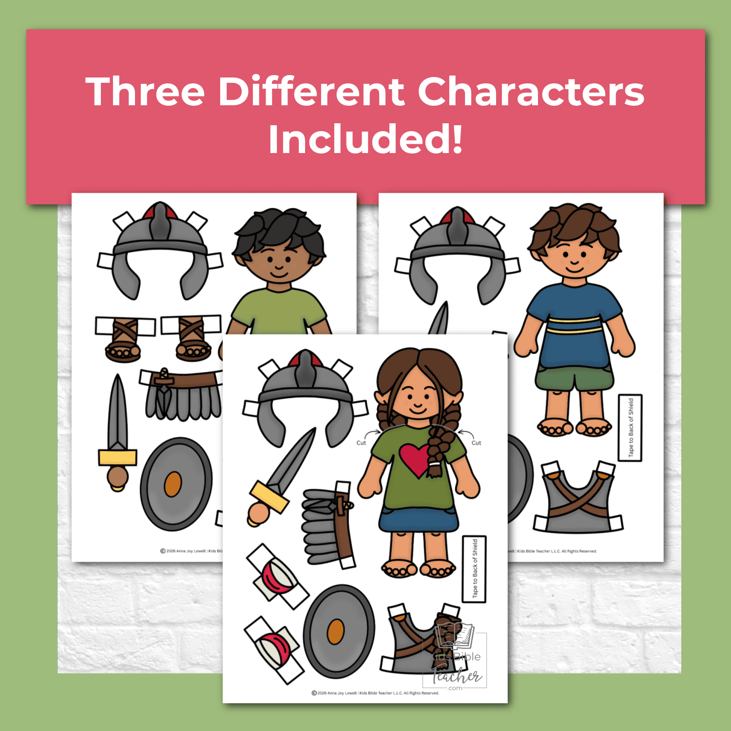 Armor of God Dress-Up Bible Craft for Kids