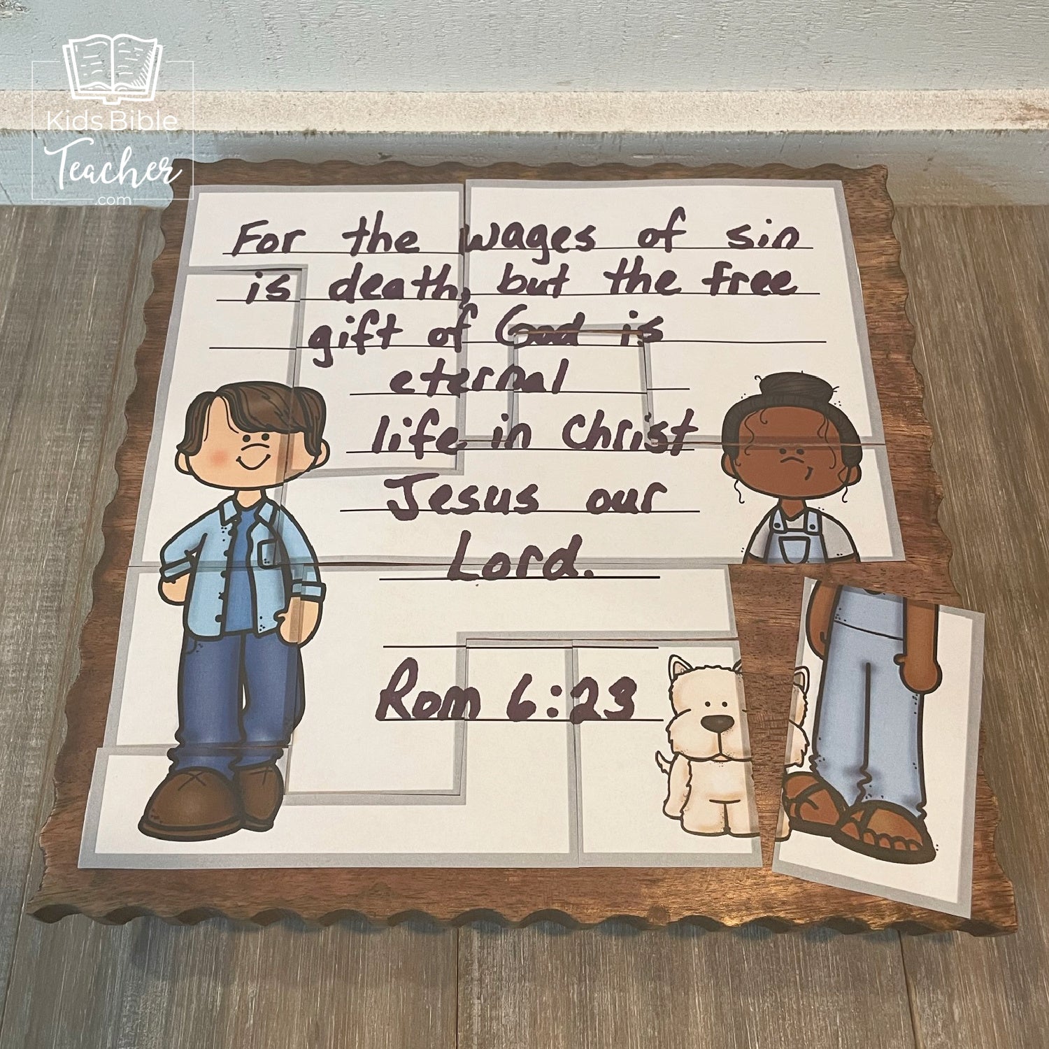 8 Bible Memory Verse Puzzles for 3rd and 4rth Graders