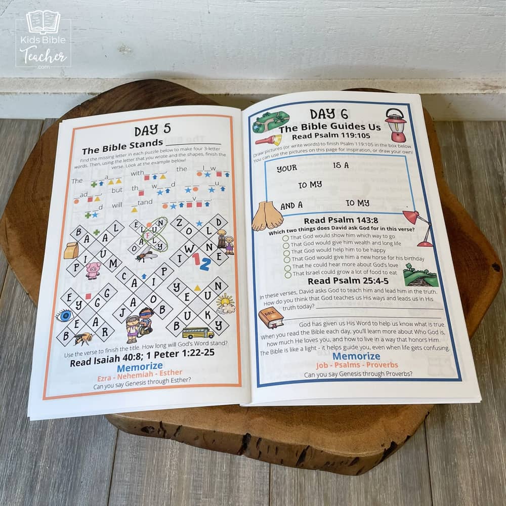 Introduction to the Bible Journal for Elementary Kids