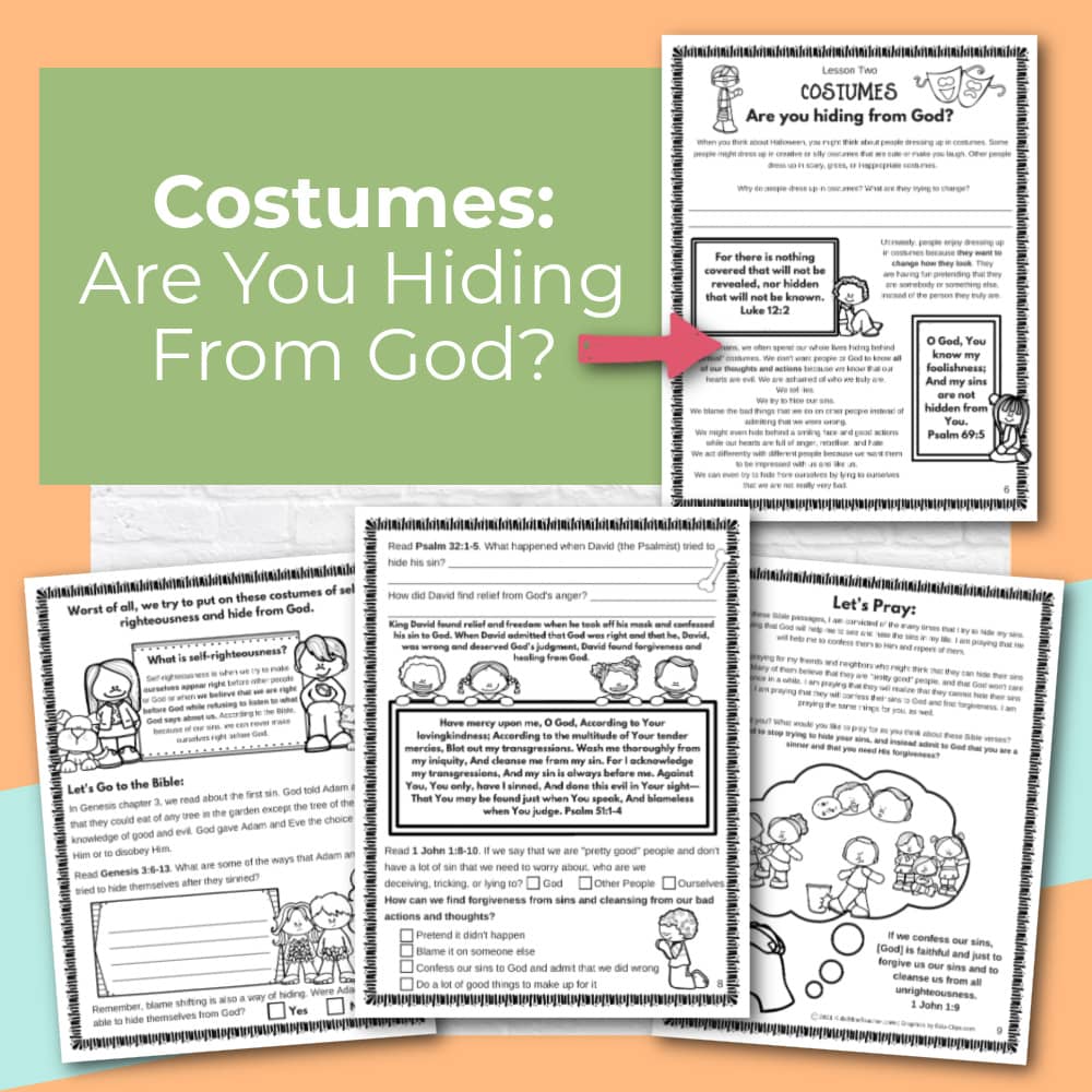 Halloween Bible Study for Kids: A Sweet Opportunity, Seeing the Gospel in Halloween (Printable PDF)
