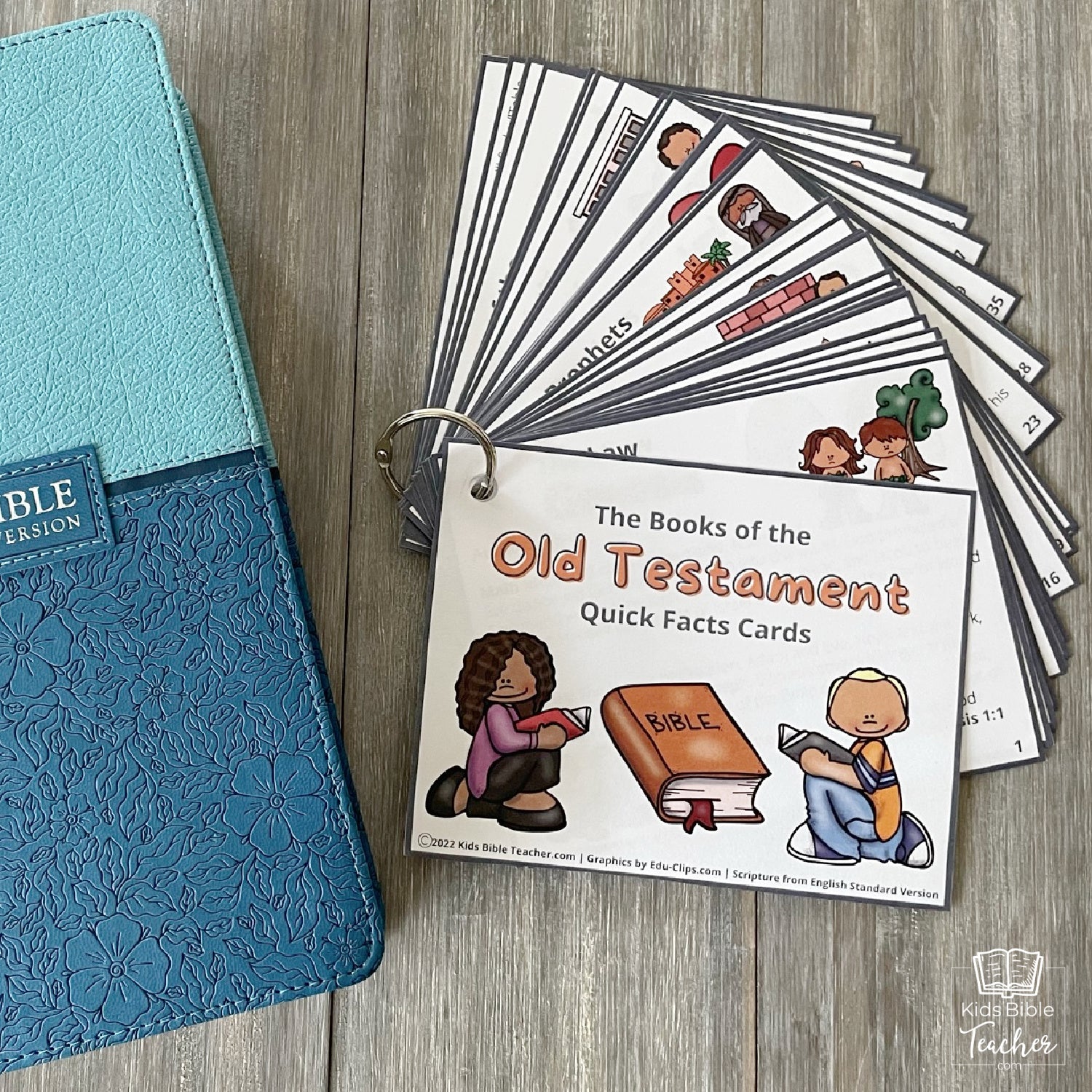 Old Testament Books of the Bible Quick Facts Cards