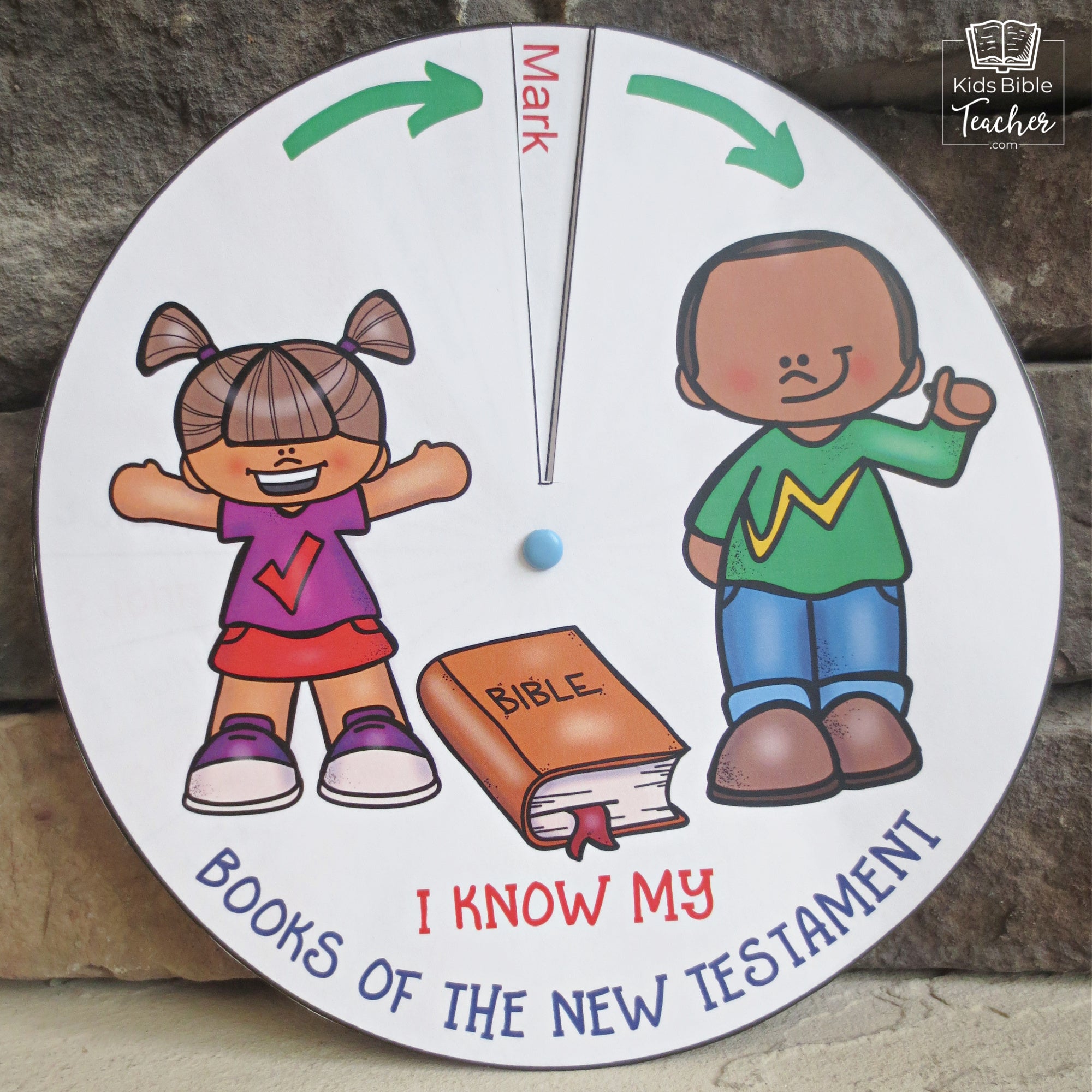 New Testament Spinner Books of the Bible Craft