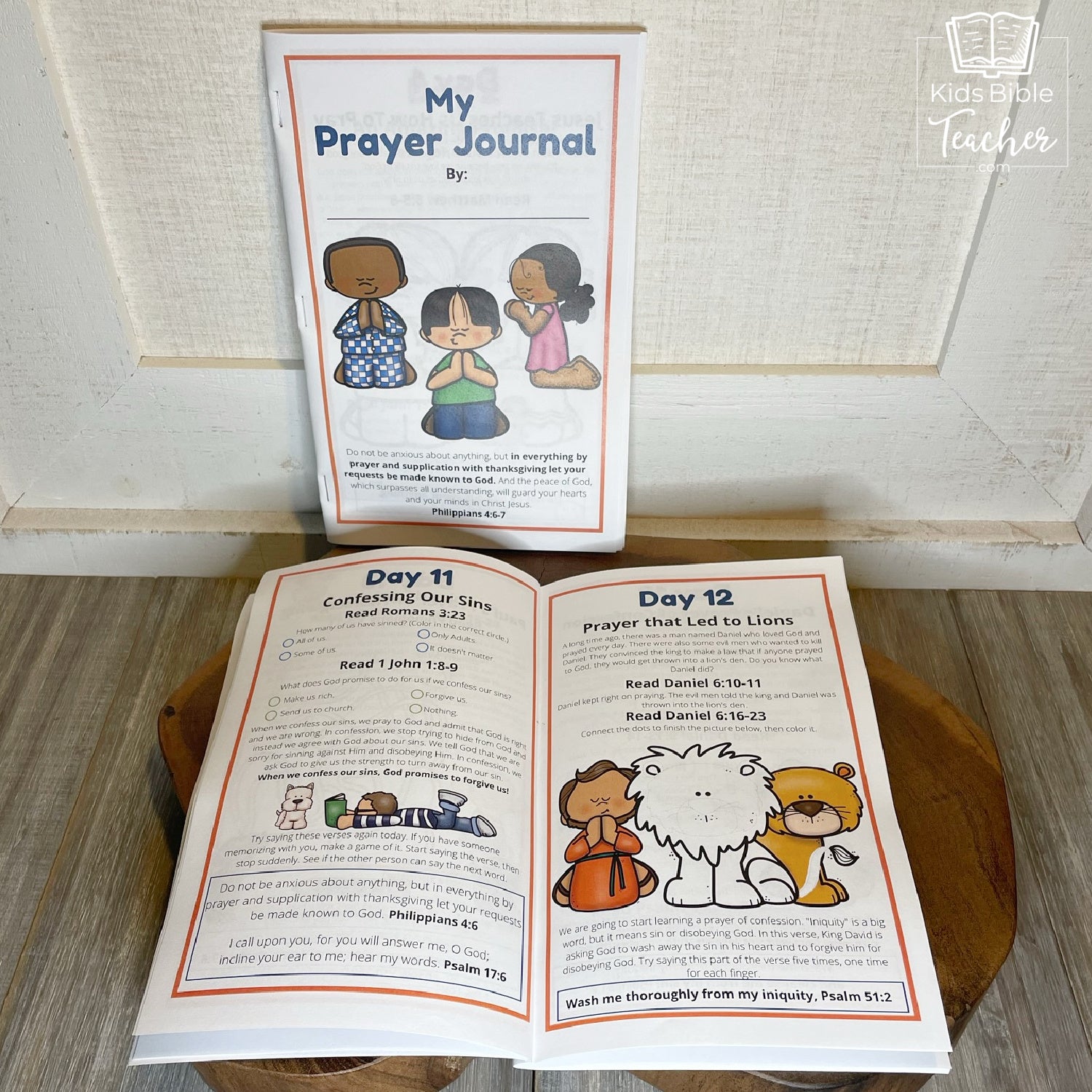 Prayer Journal Pages for Preschoolers and Early Readers