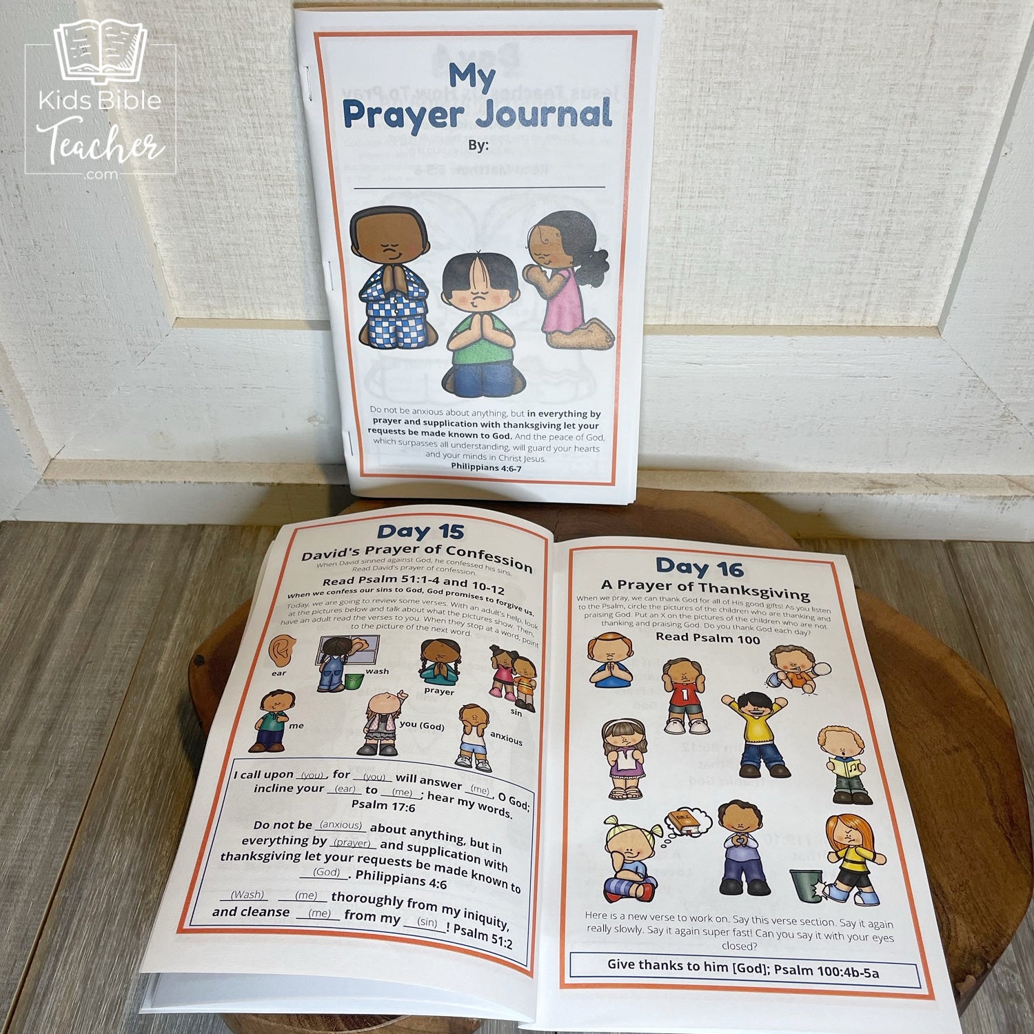 Prayer Journal Pages for Preschoolers and Early Readers
