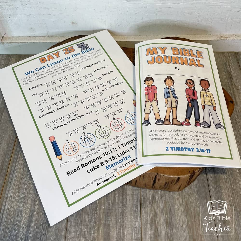 Introduction to the Bible Journal for Tweens and Teens