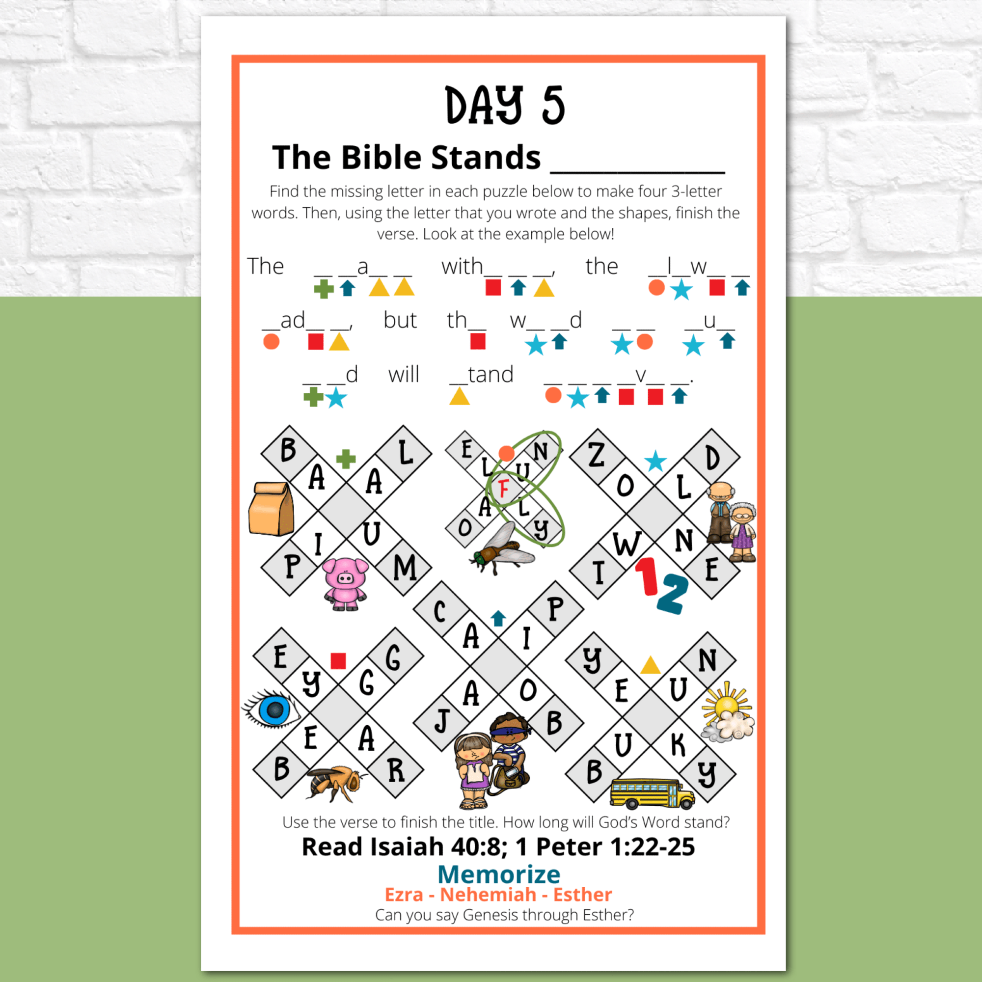 Introduction to the Bible Journal for Elementary Kids