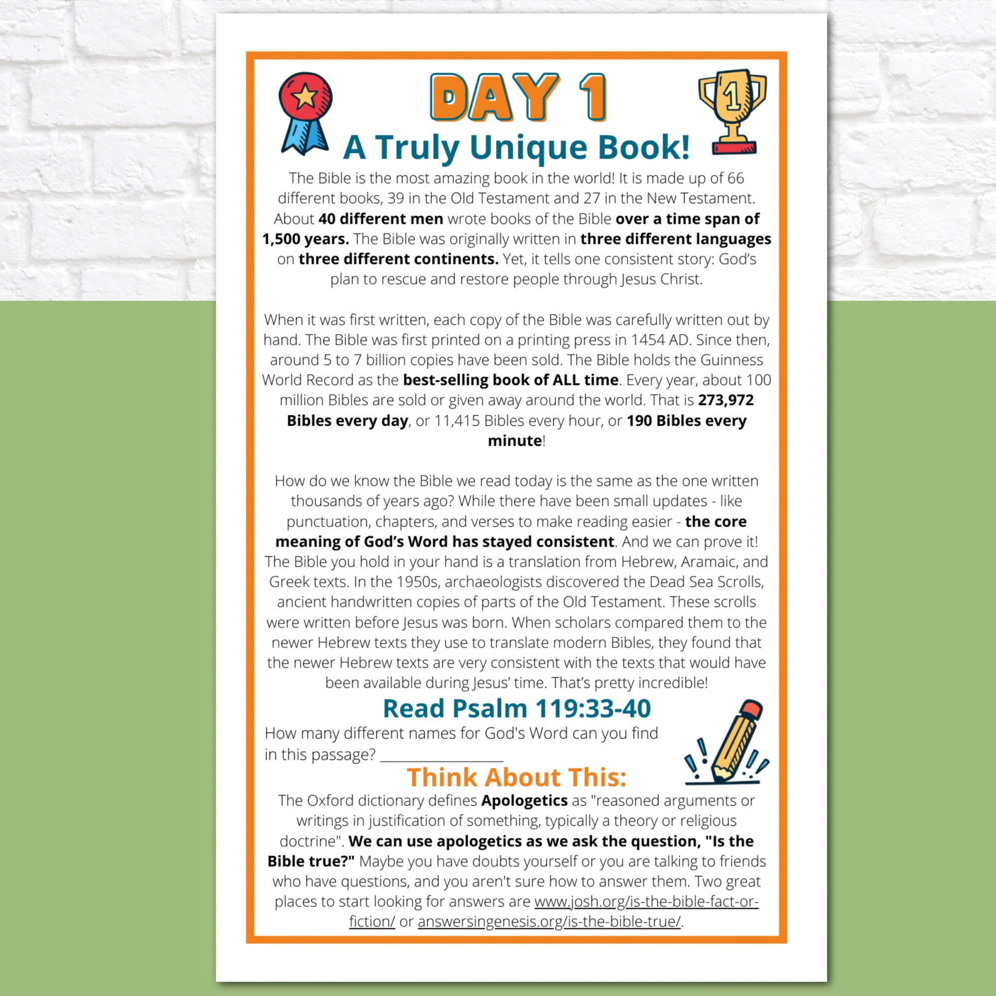 Introduction to the Bible Journal for Tweens and Teens