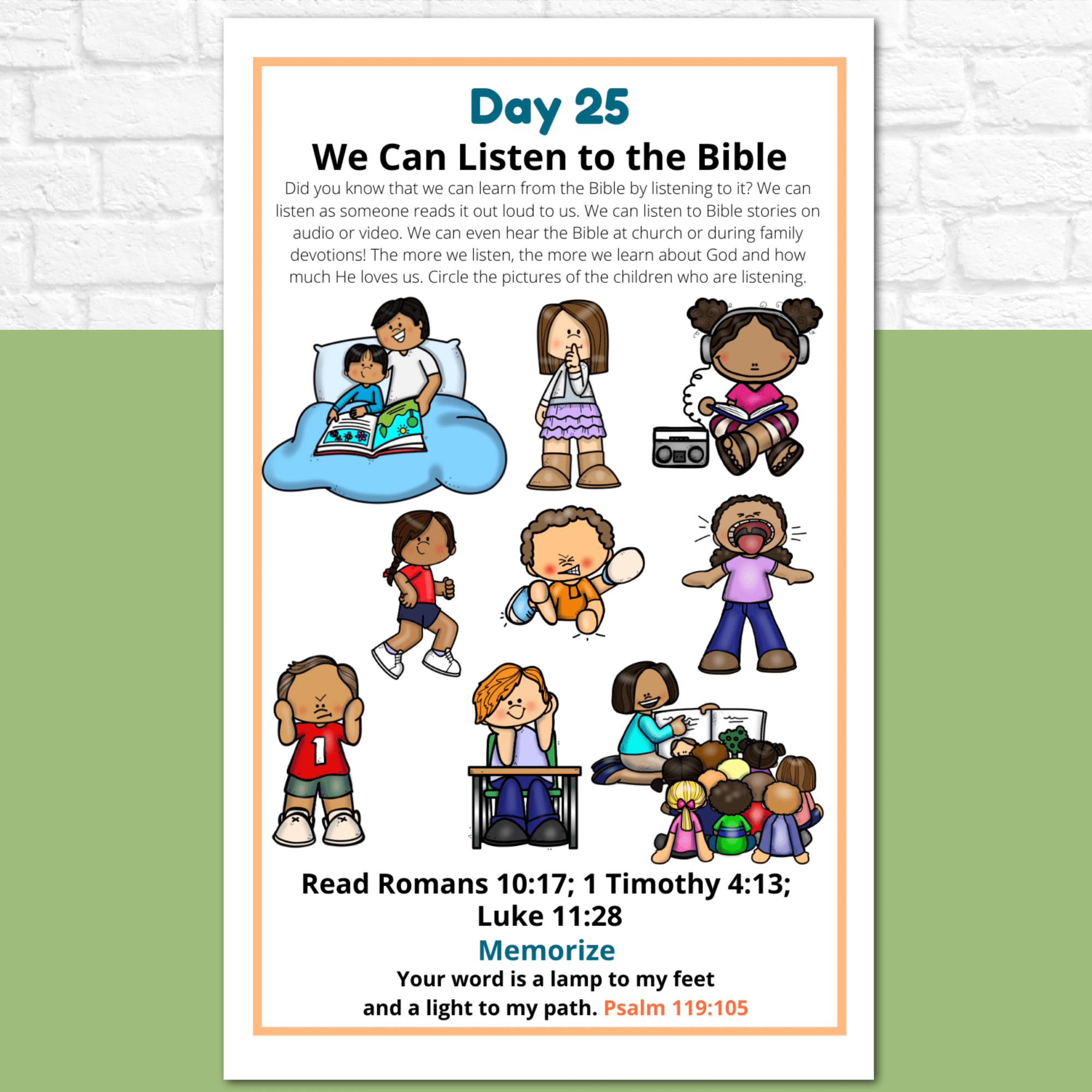 Introduction to the Bible Journal for Preschoolers and Early Readers