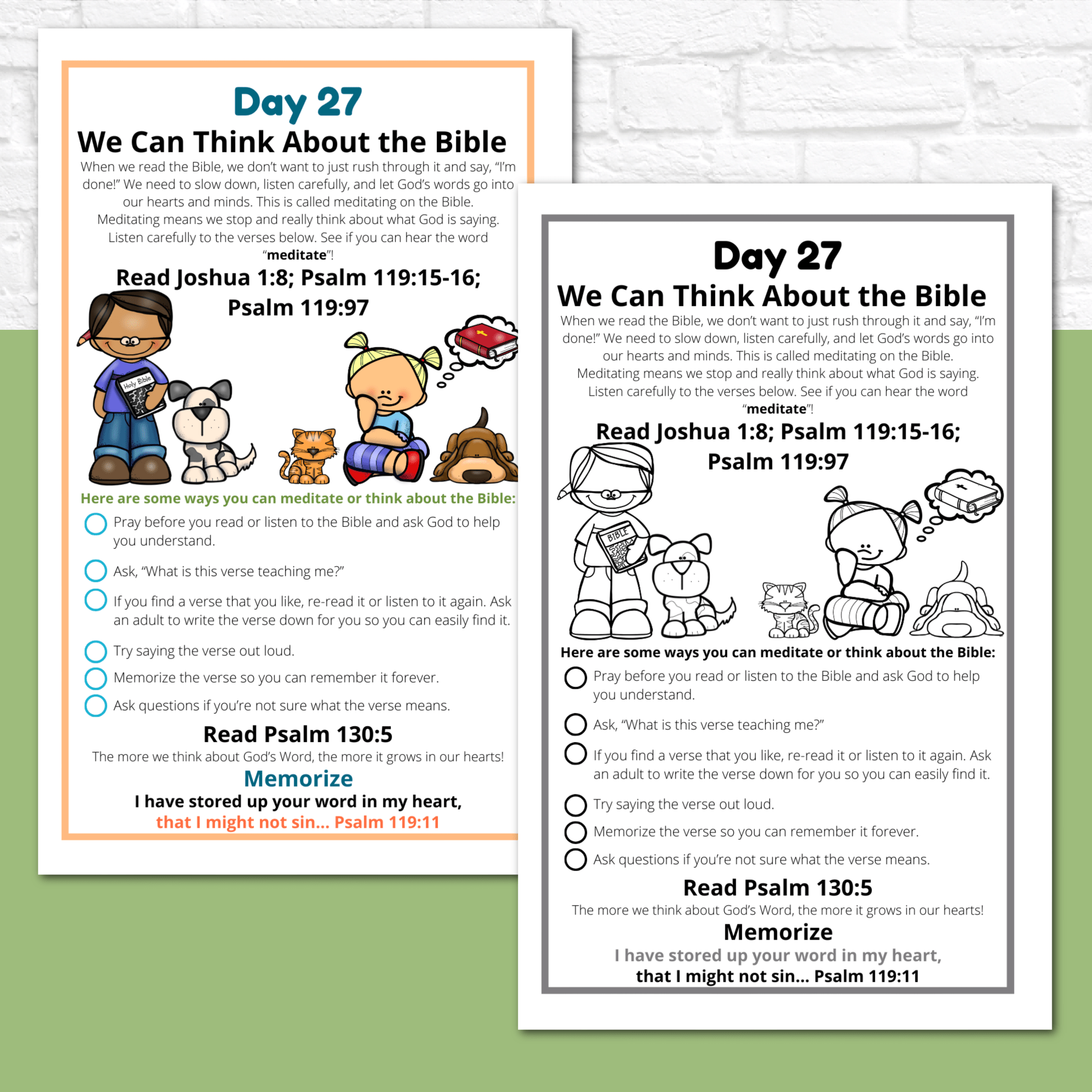 Introduction to the Bible Journal for Preschoolers and Early Readers
