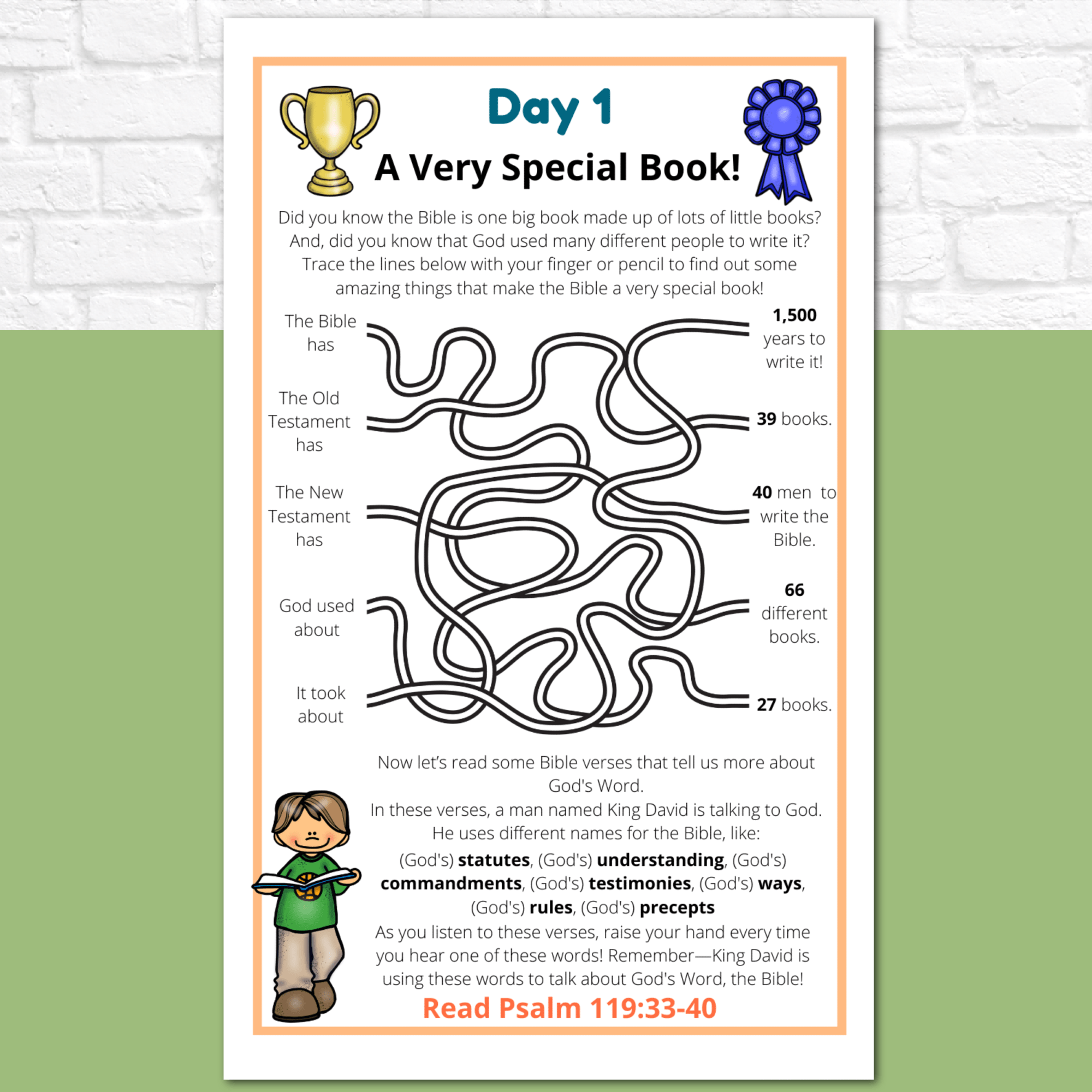 Introduction to the Bible Journal for Preschoolers and Early Readers