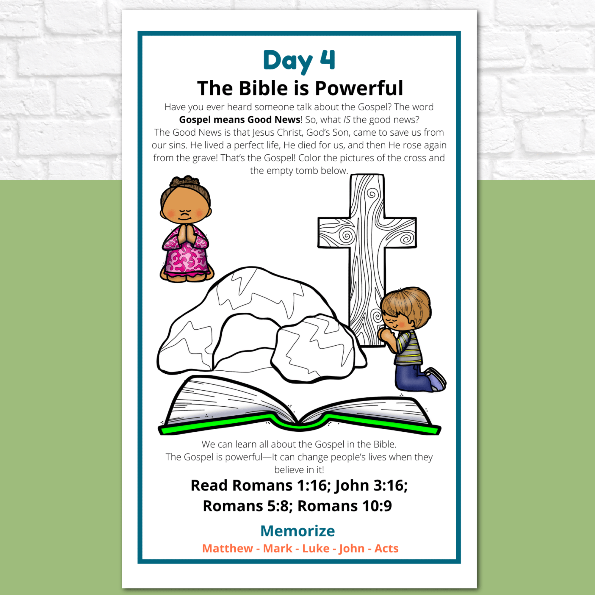 Introduction to the Bible Journal for Preschoolers and Early Readers
