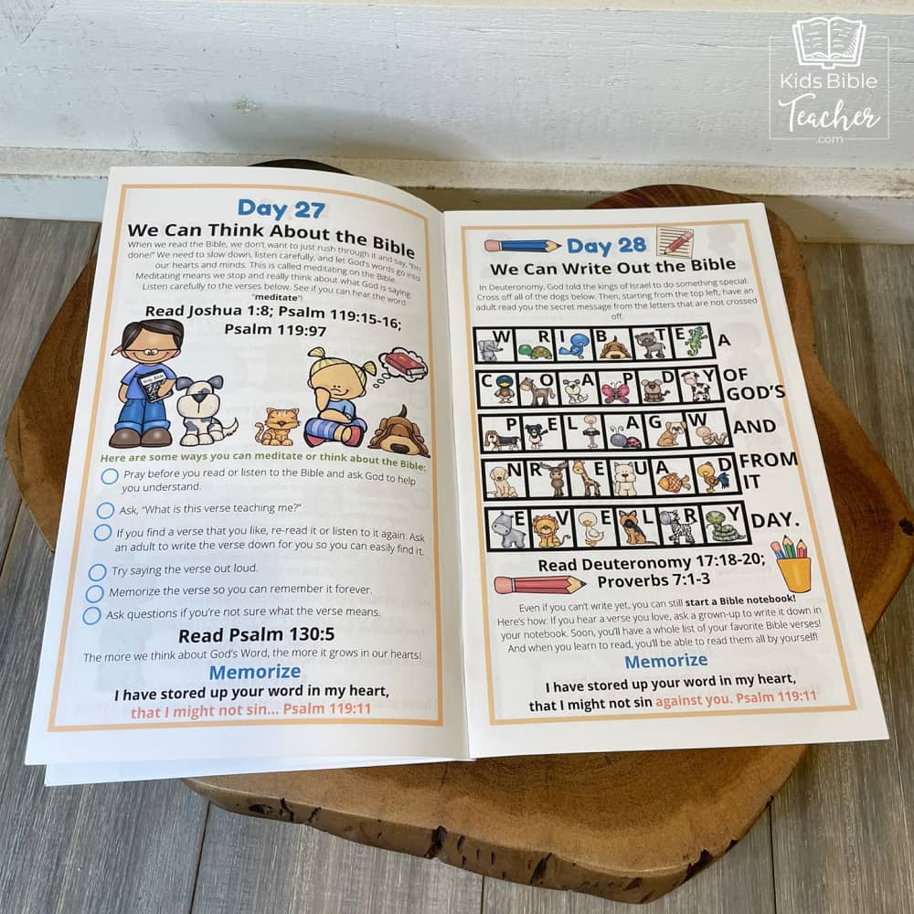 Introduction to the Bible Journal for Preschoolers and Early Readers