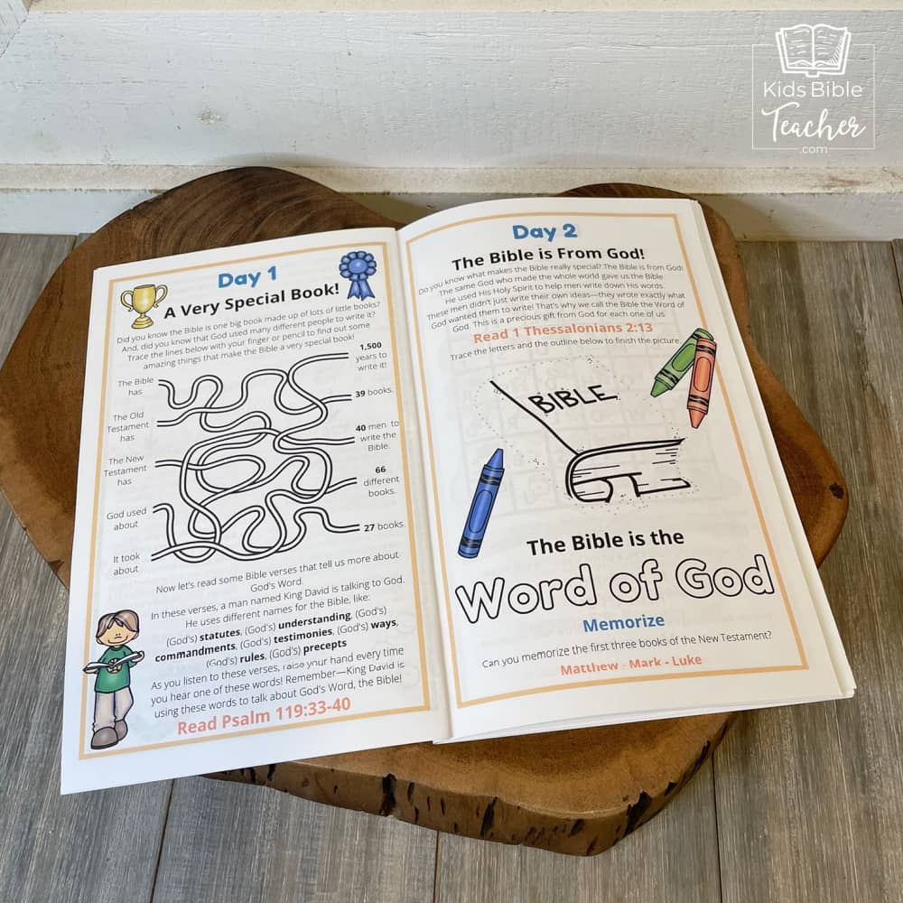 Introduction to the Bible Journal for Preschoolers and Early Readers
