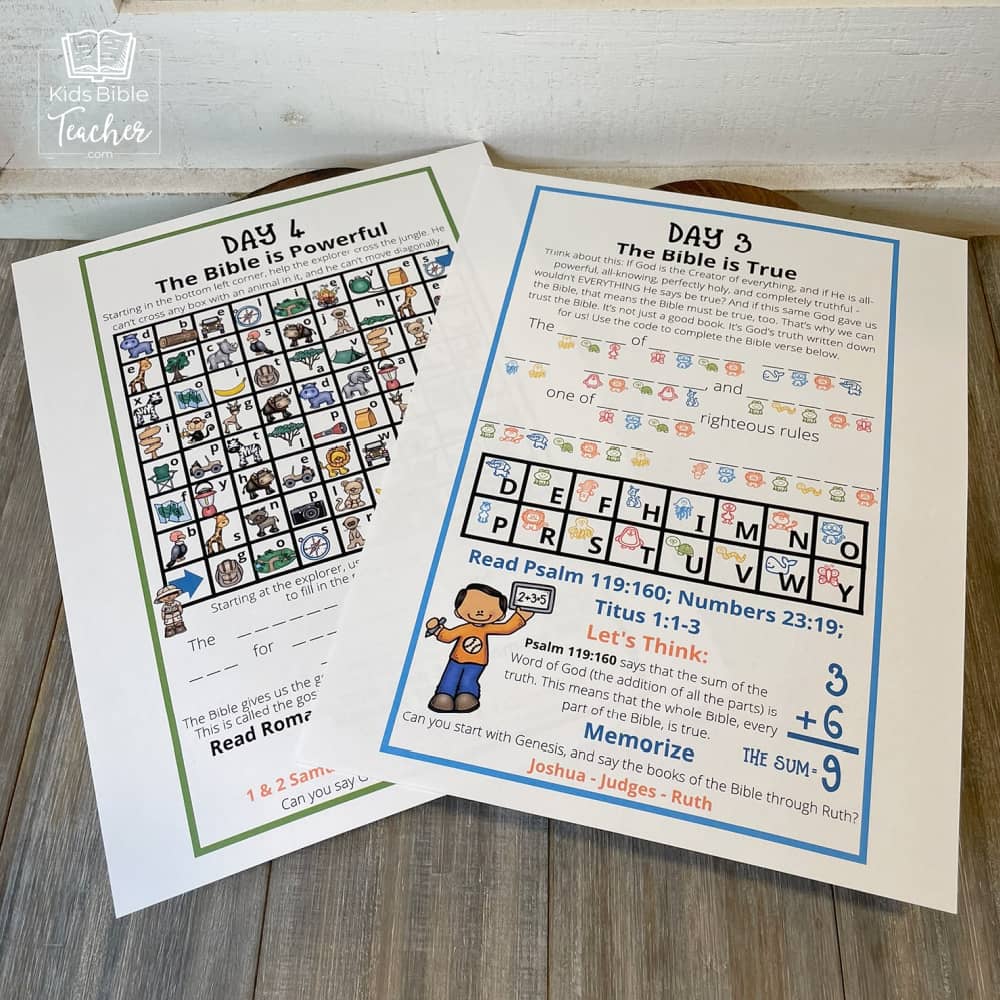 Introduction to the Bible Journal for Elementary Kids