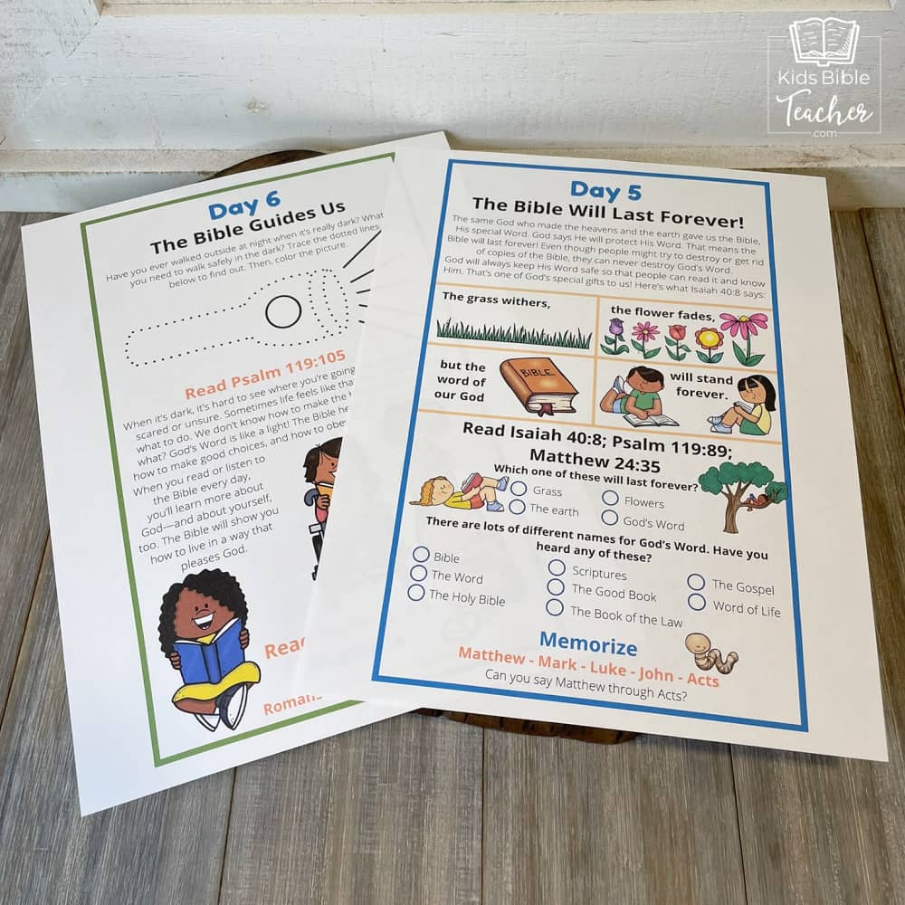Introduction to the Bible Journal for Preschoolers and Early Readers