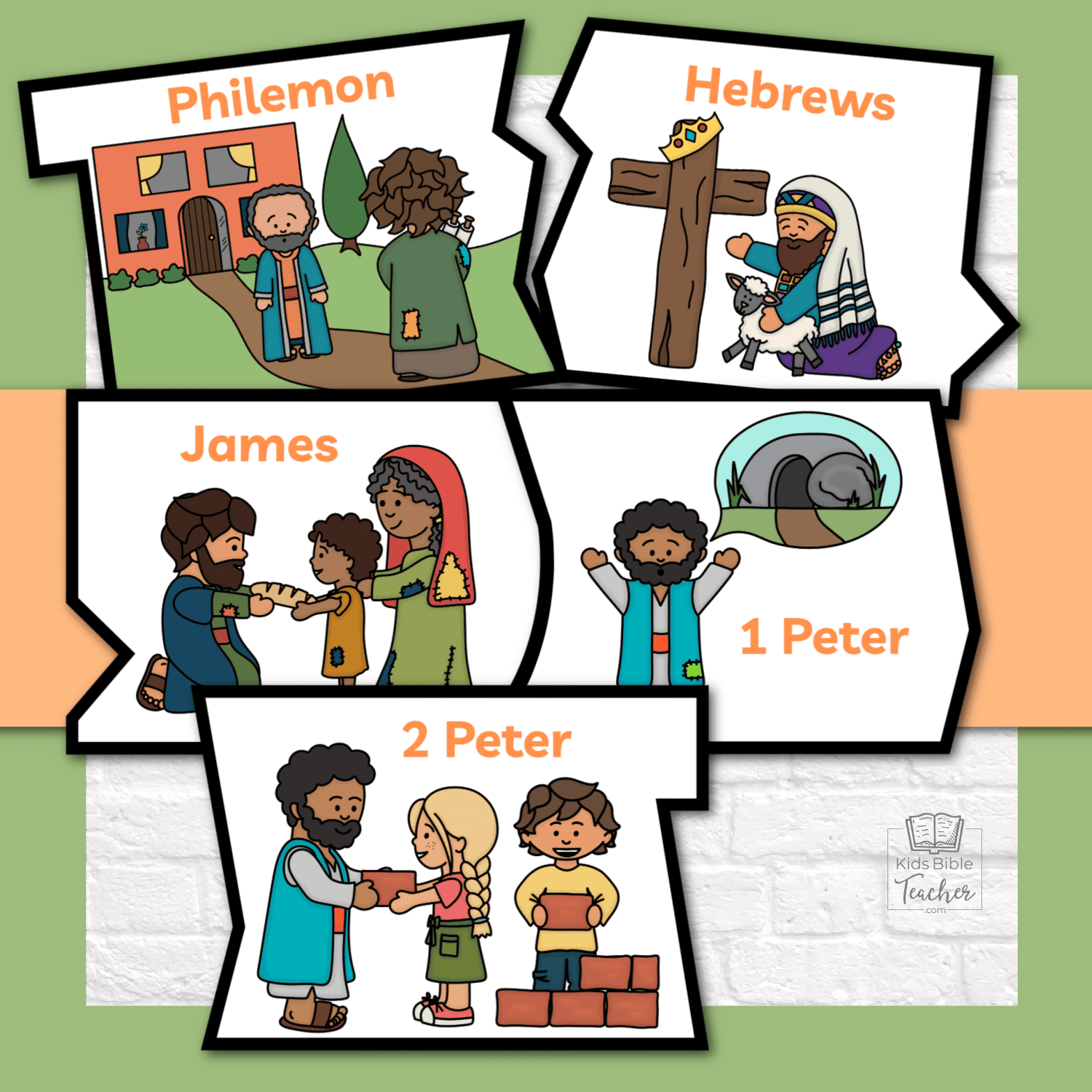 Books of the Bible Puzzle - New Testament Bible Games for Youth