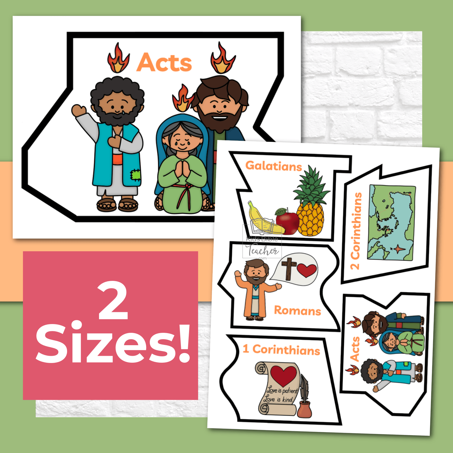 Books of the Bible Puzzle - New Testament Bible Games for Youth