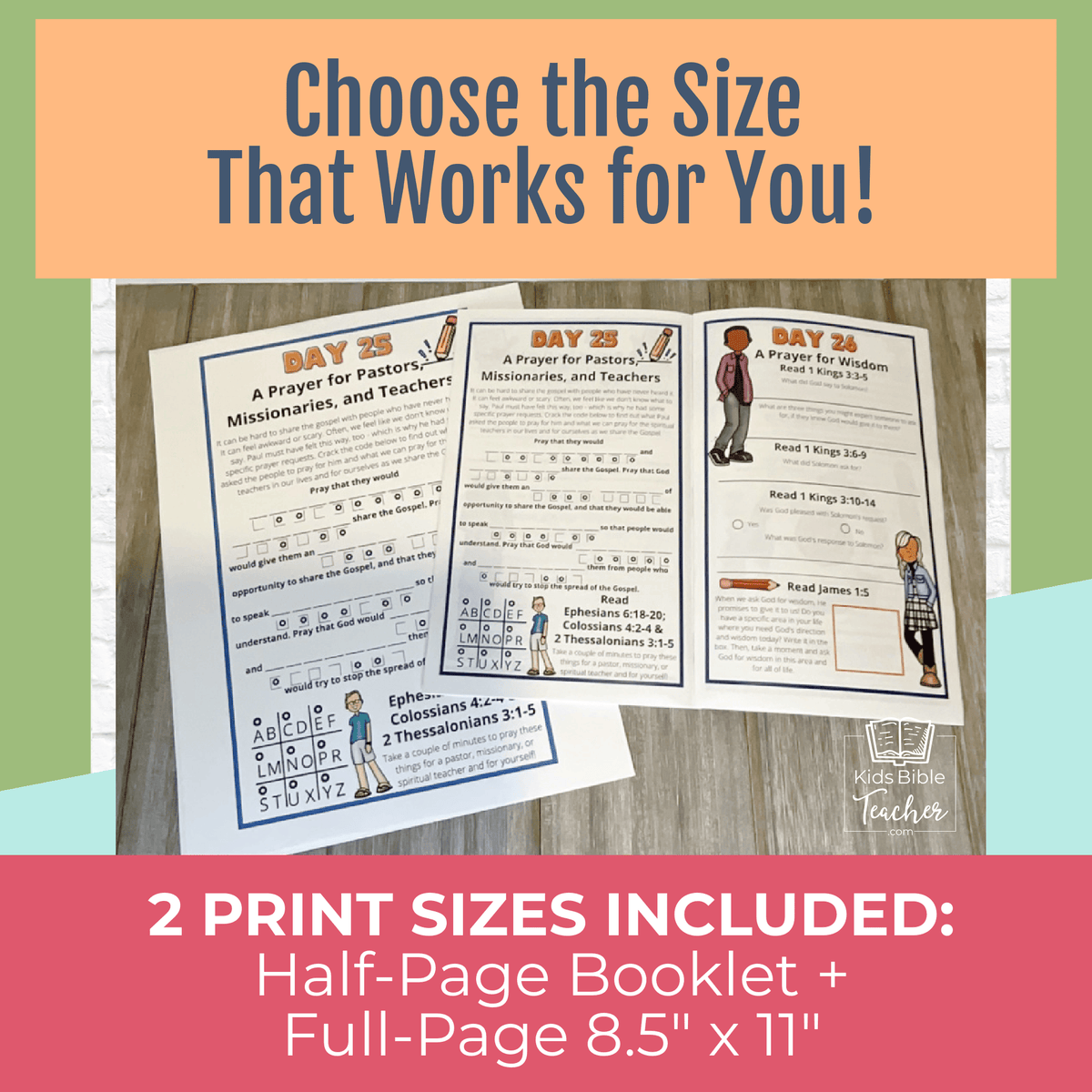 Prayer Journal Pages for Tweens and Teens