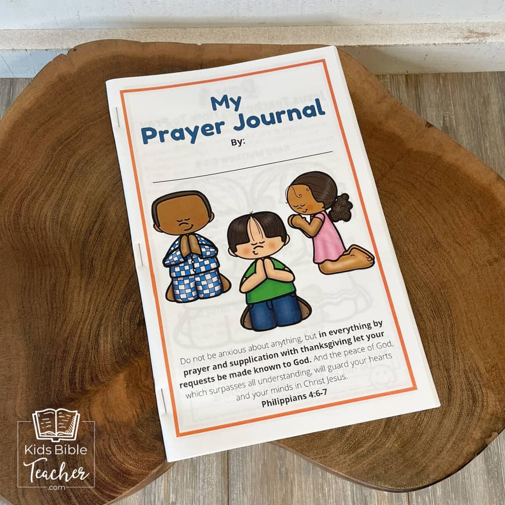 Prayer Journal Pages for Preschoolers and Early Readers