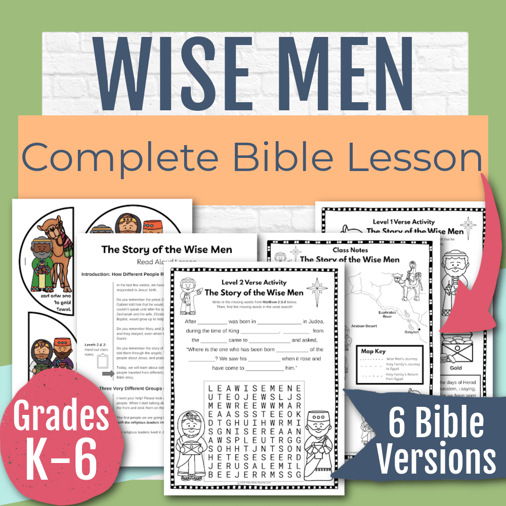 The Wise Men Complete Bible Lesson