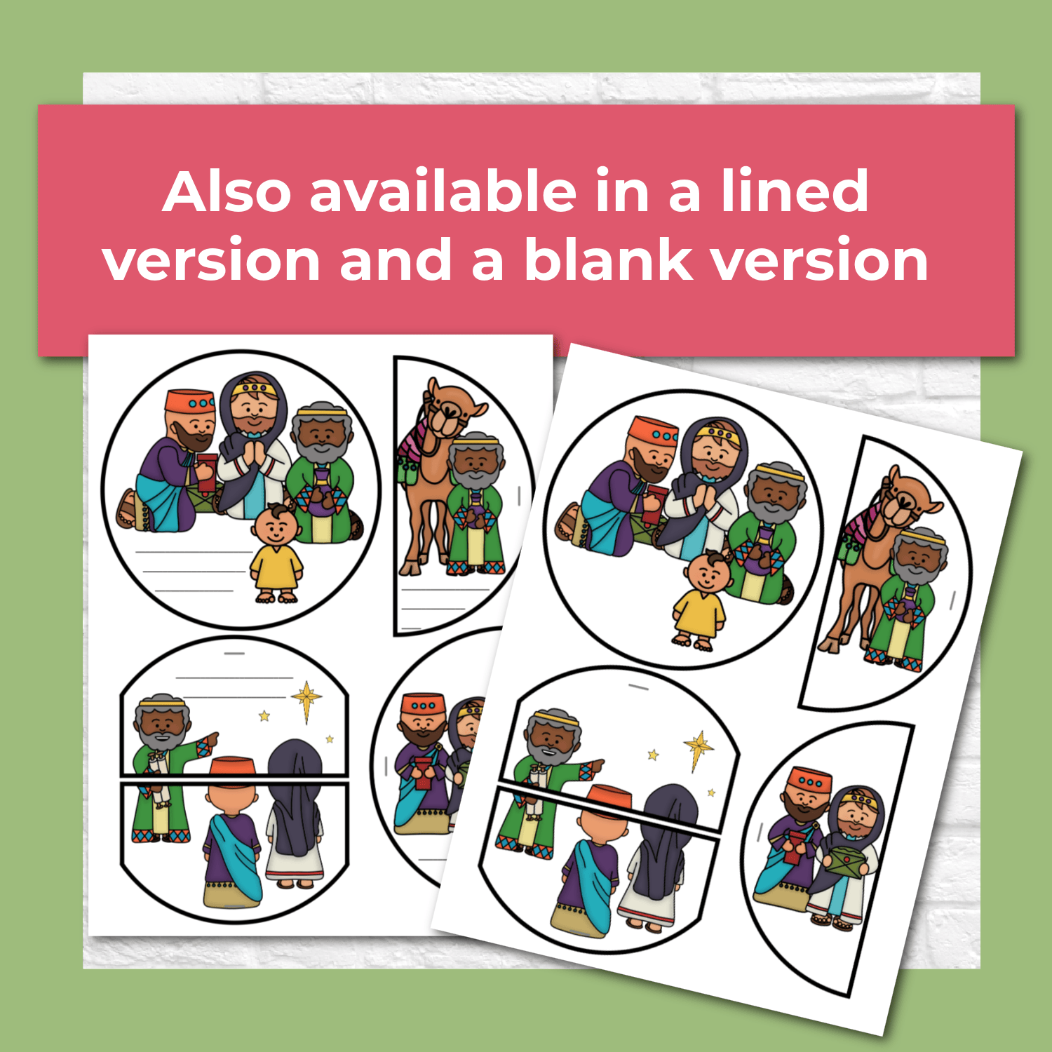 The Story of the Wise Men Matthew 2:2 Christmas Craft