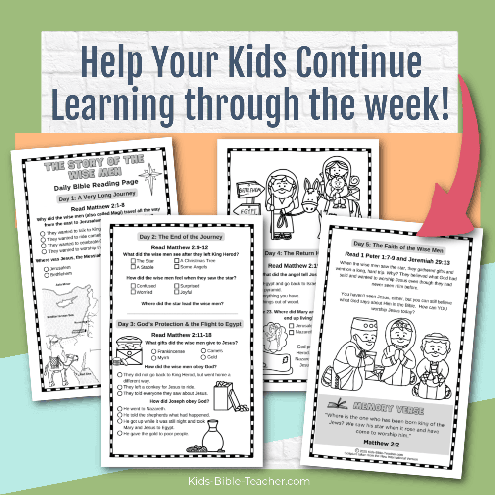 The Wise Men Complete Bible Lesson