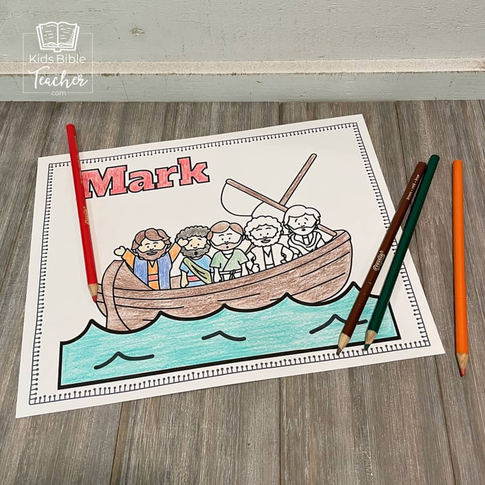 New Testament Books of the Bible Coloring Pages and Mini Cards for Kids