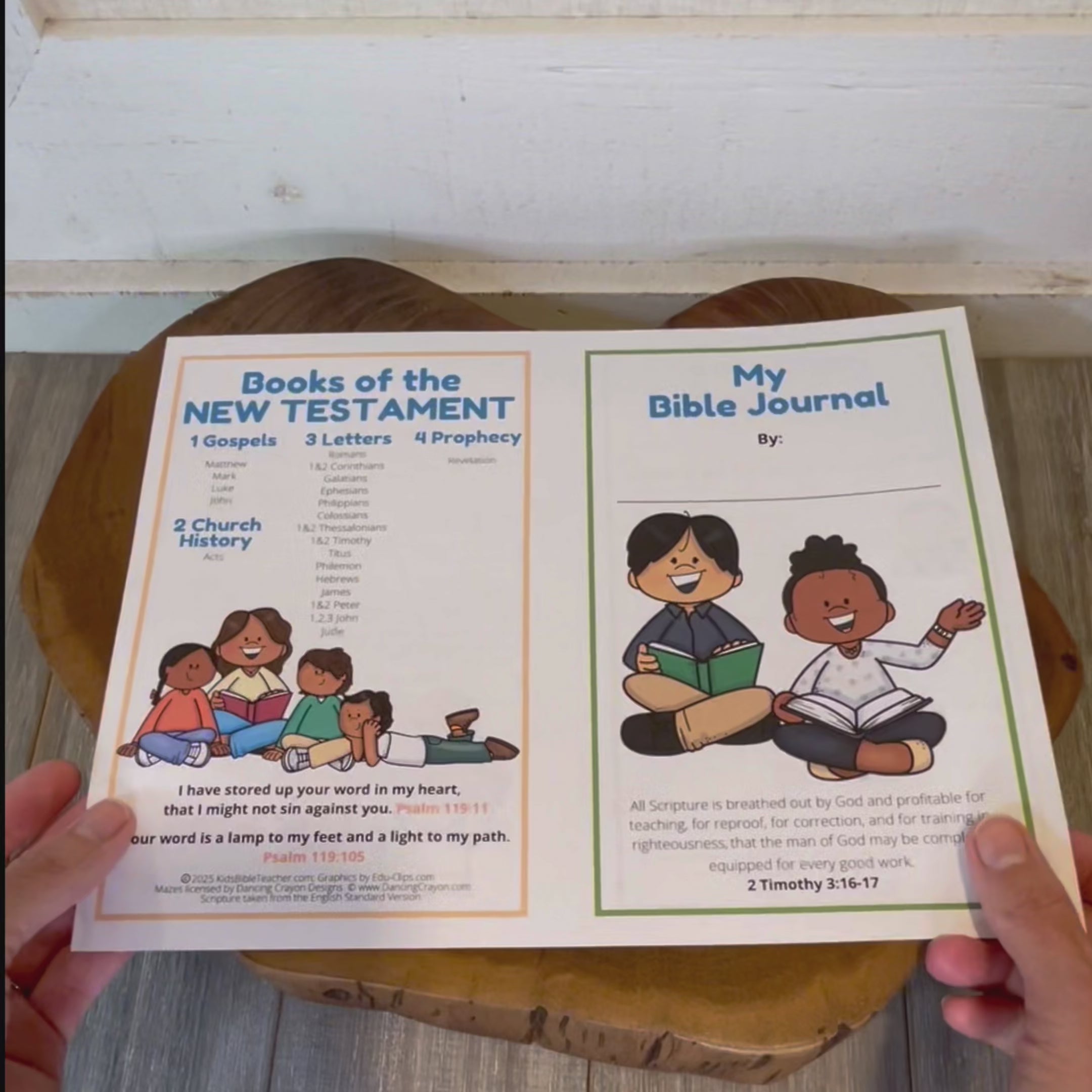 Introduction to the Bible Journal for Preschoolers and Early Readers