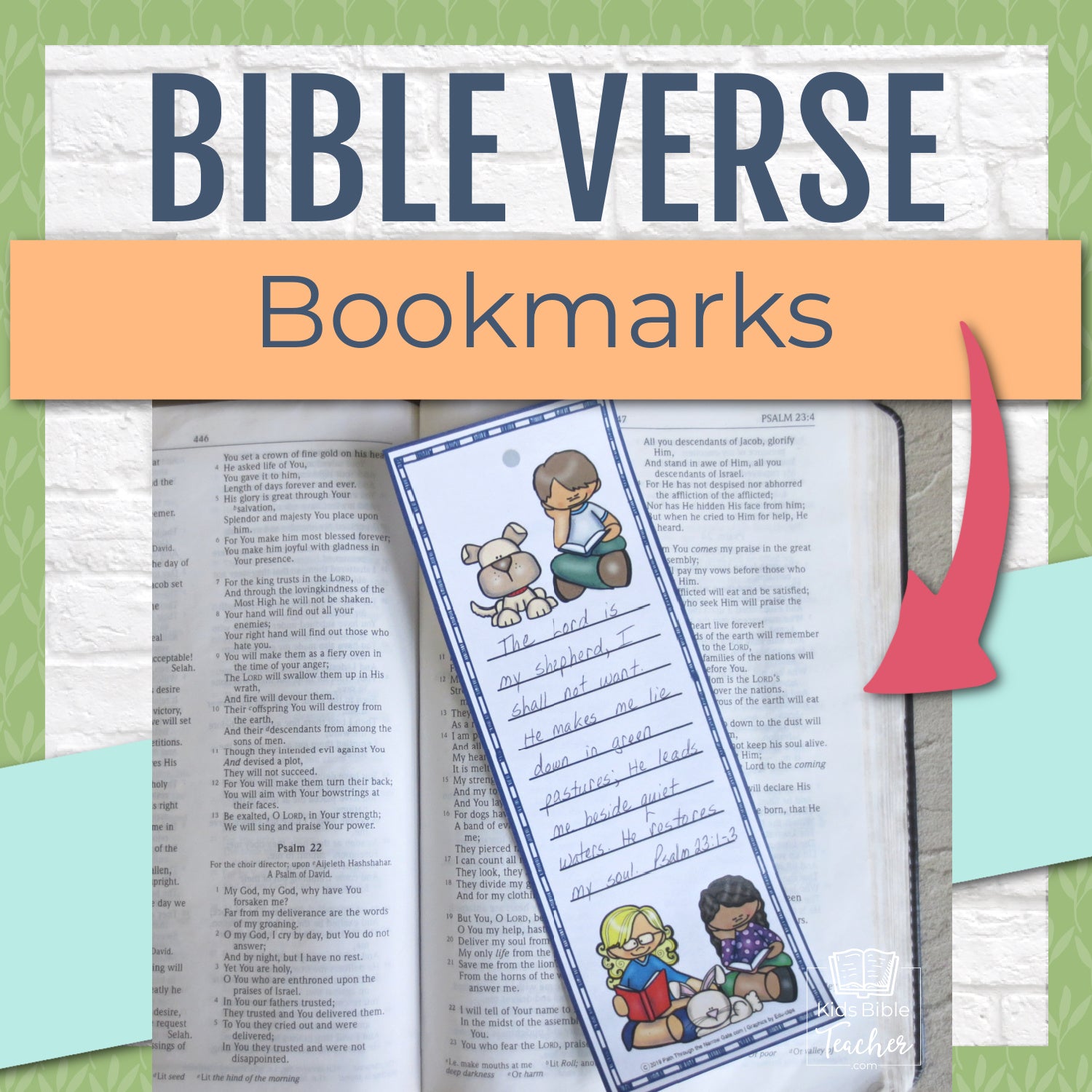 10 Bible Crafts to Help Kids Memorize ANY Bible Verses Set One