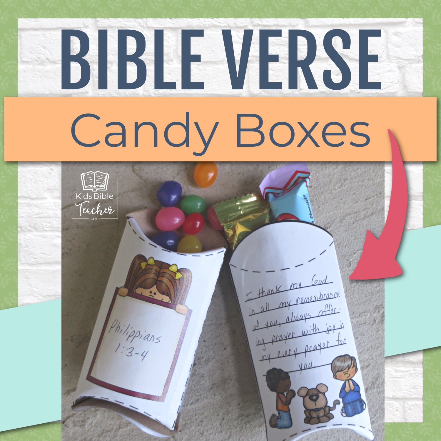 10 Bible Crafts to Help Kids Memorize ANY Bible Verses Set Two