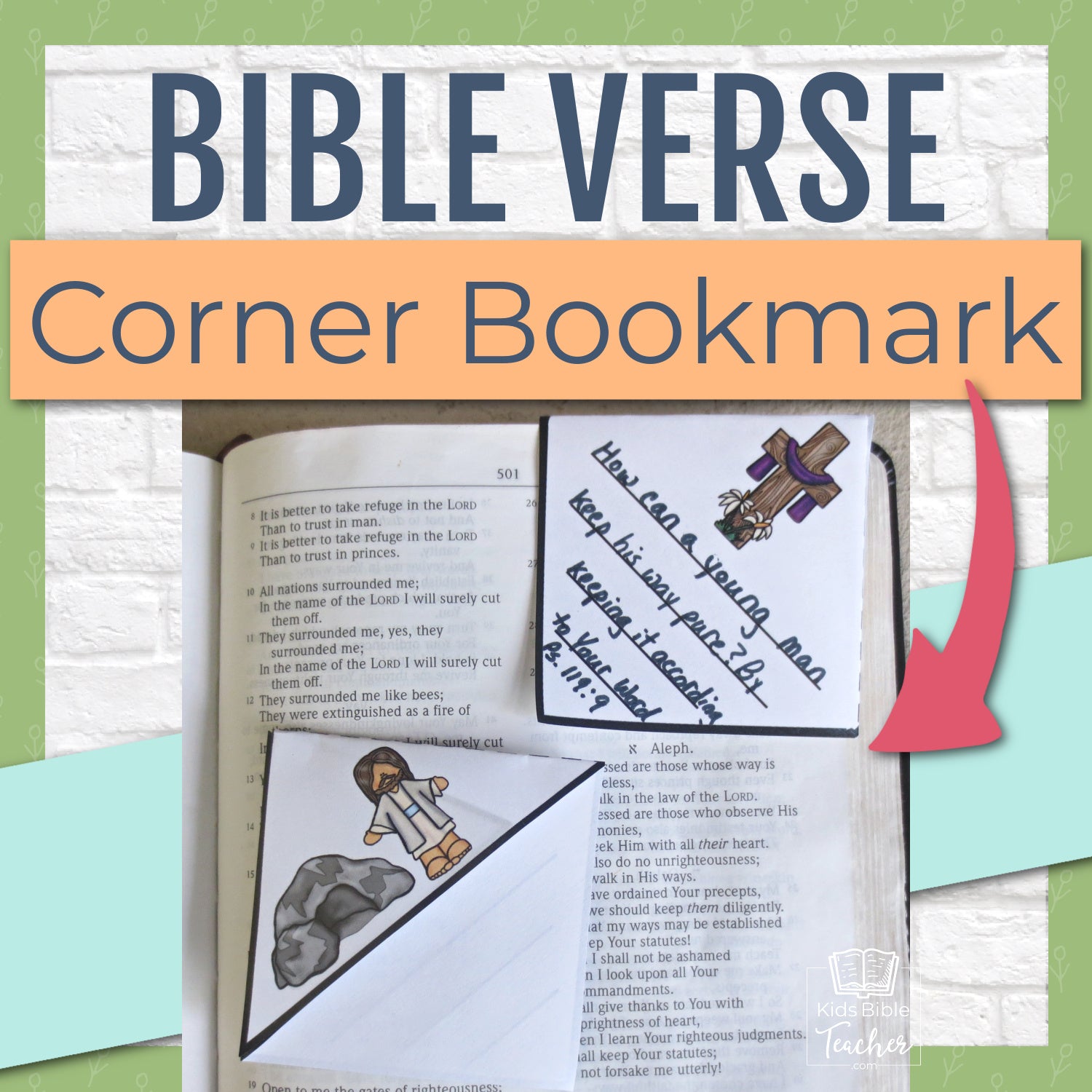 10 Bible Crafts to Help Kids Memorize ANY Bible Verses Set Two