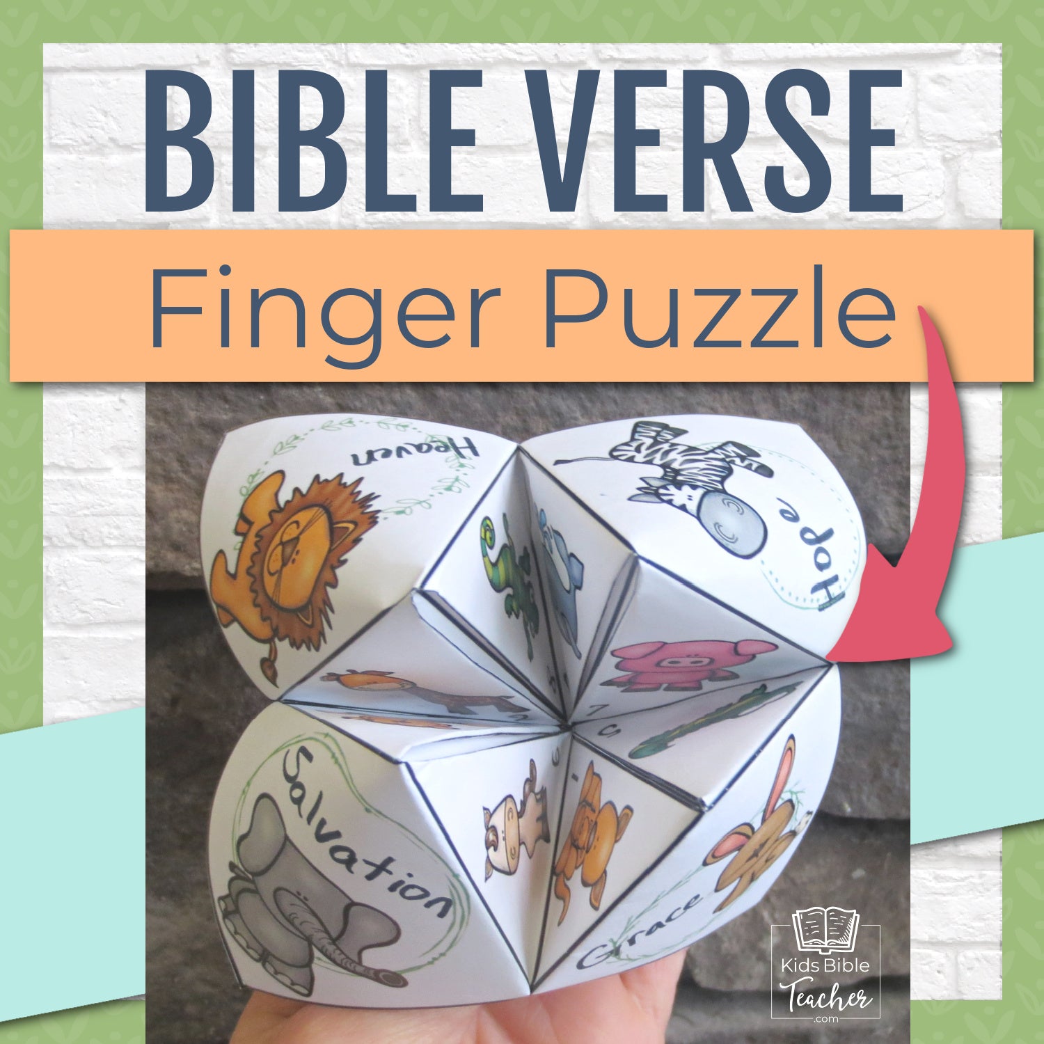 10 Bible Crafts to Help Kids Memorize ANY Bible Verses Set Two
