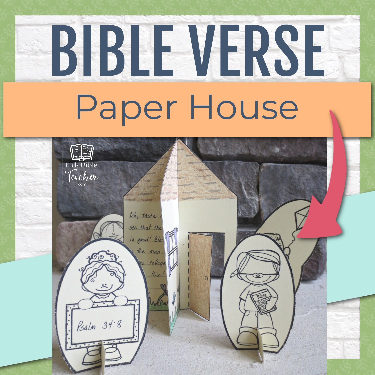 10 Bible Crafts to Help Kids Memorize ANY Bible Verses Set One