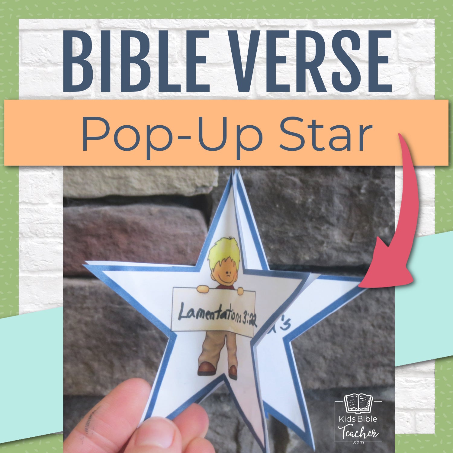 10 Bible Crafts to Help Kids Memorize ANY Bible Verses Set Two