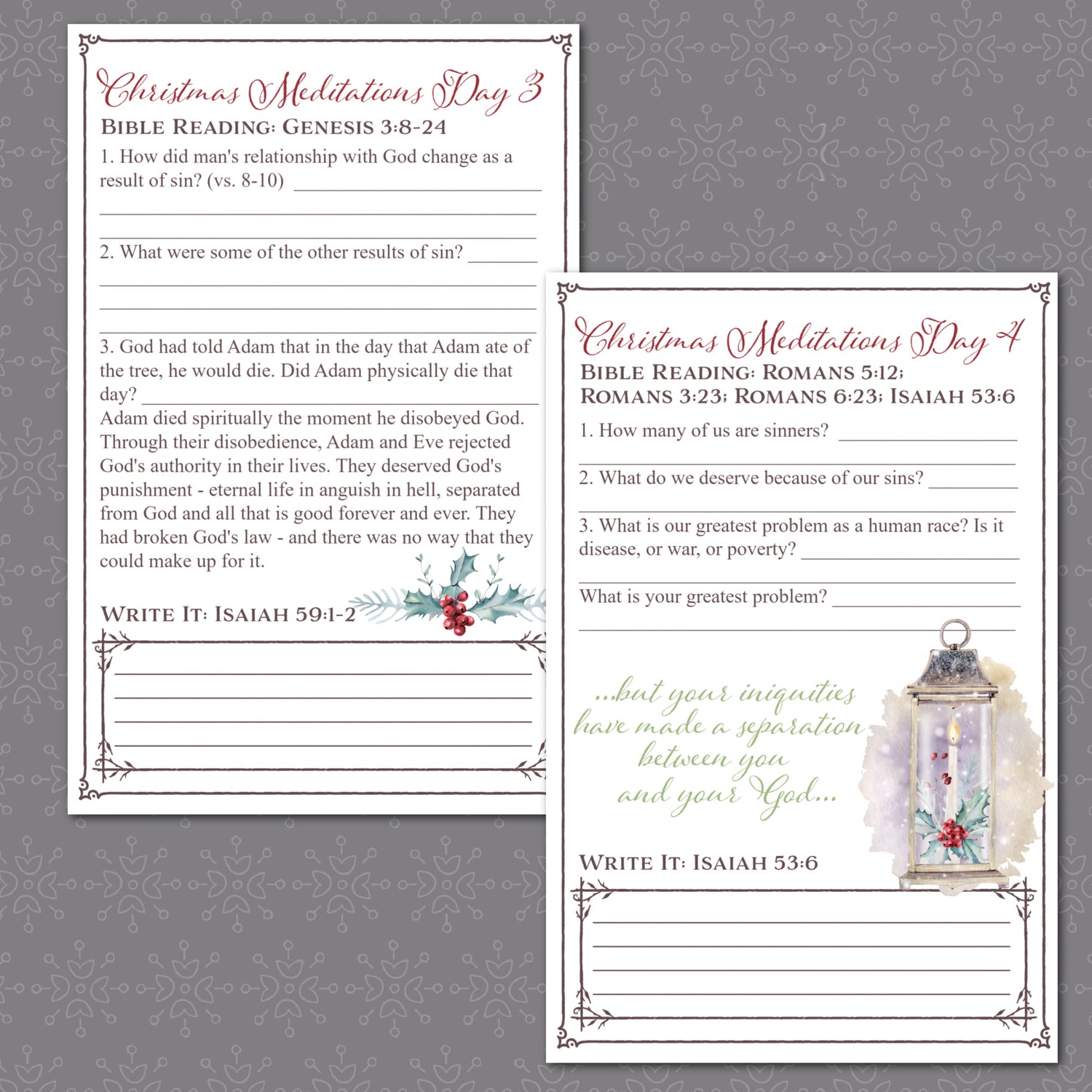 Christmas Meditations Women&