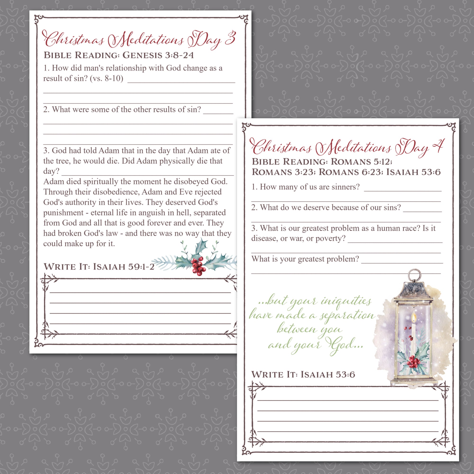 Christmas Meditations Women&