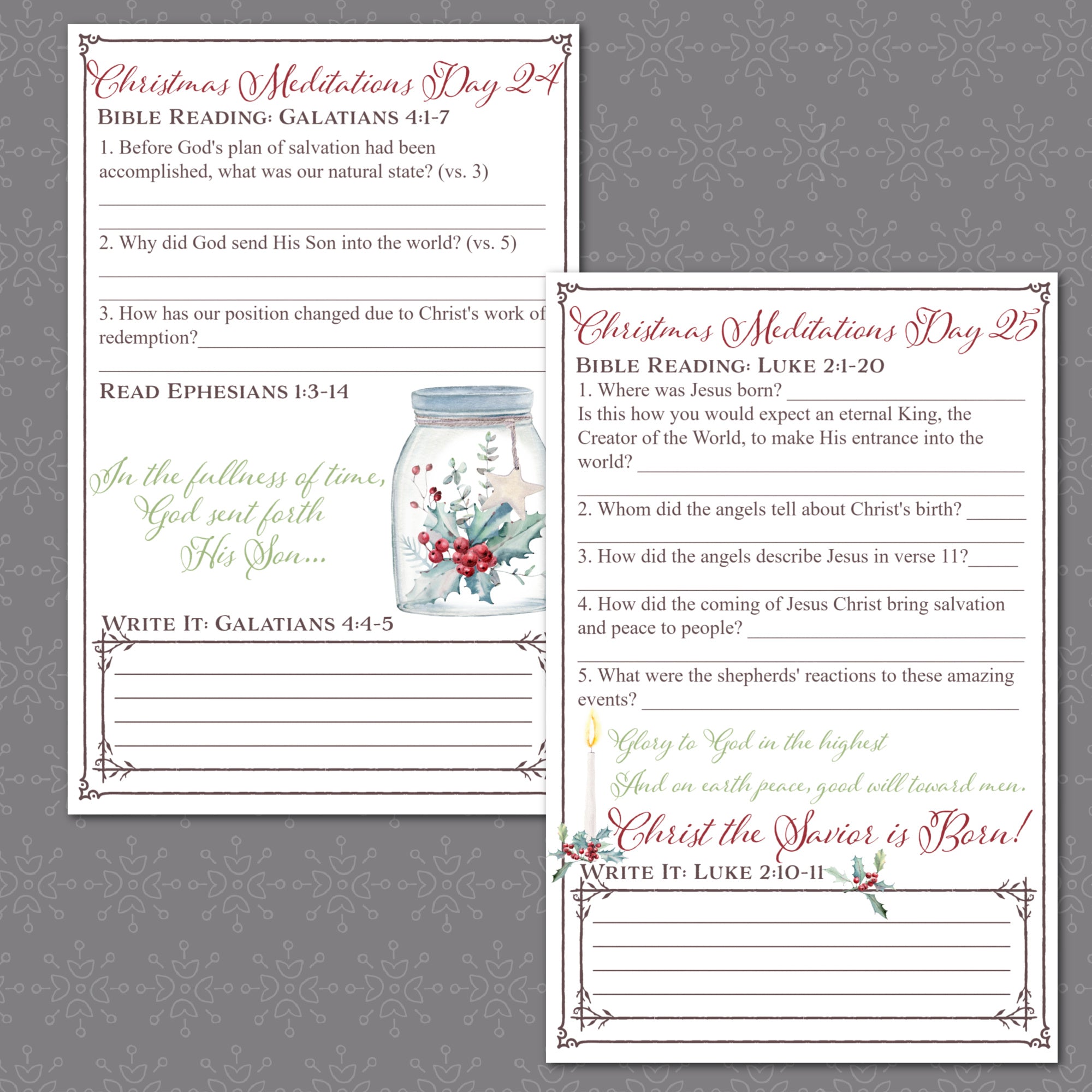 Christmas Meditations Women&