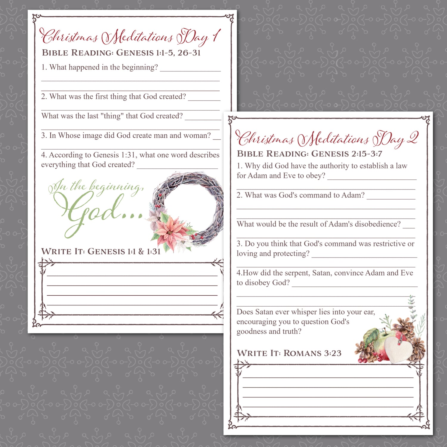 Christmas Meditations Women&