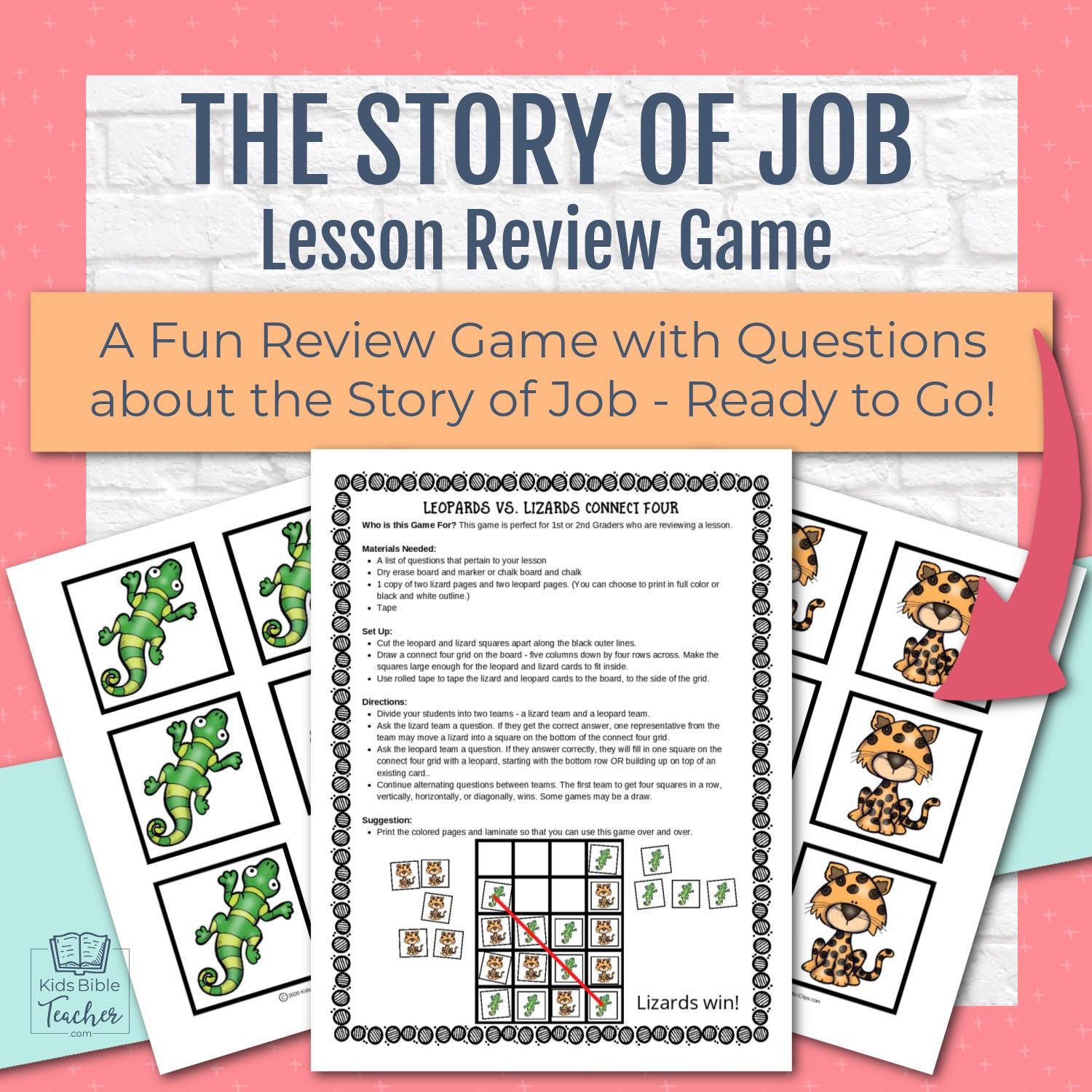 Job Bible Story Complete Lesson Pack for Kindergarten through 6th Grades
