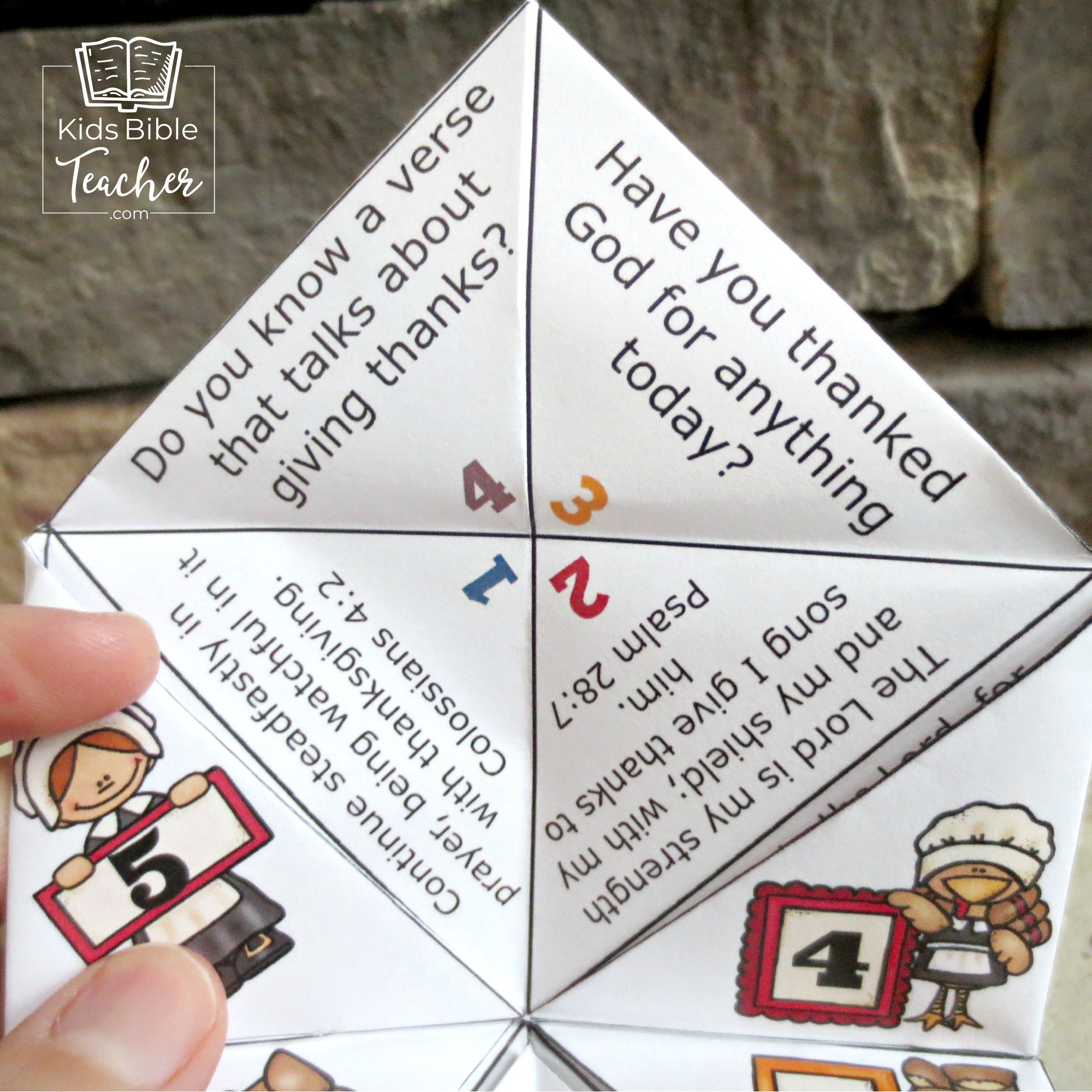 Thanksgiving Finger Puzzle Craft