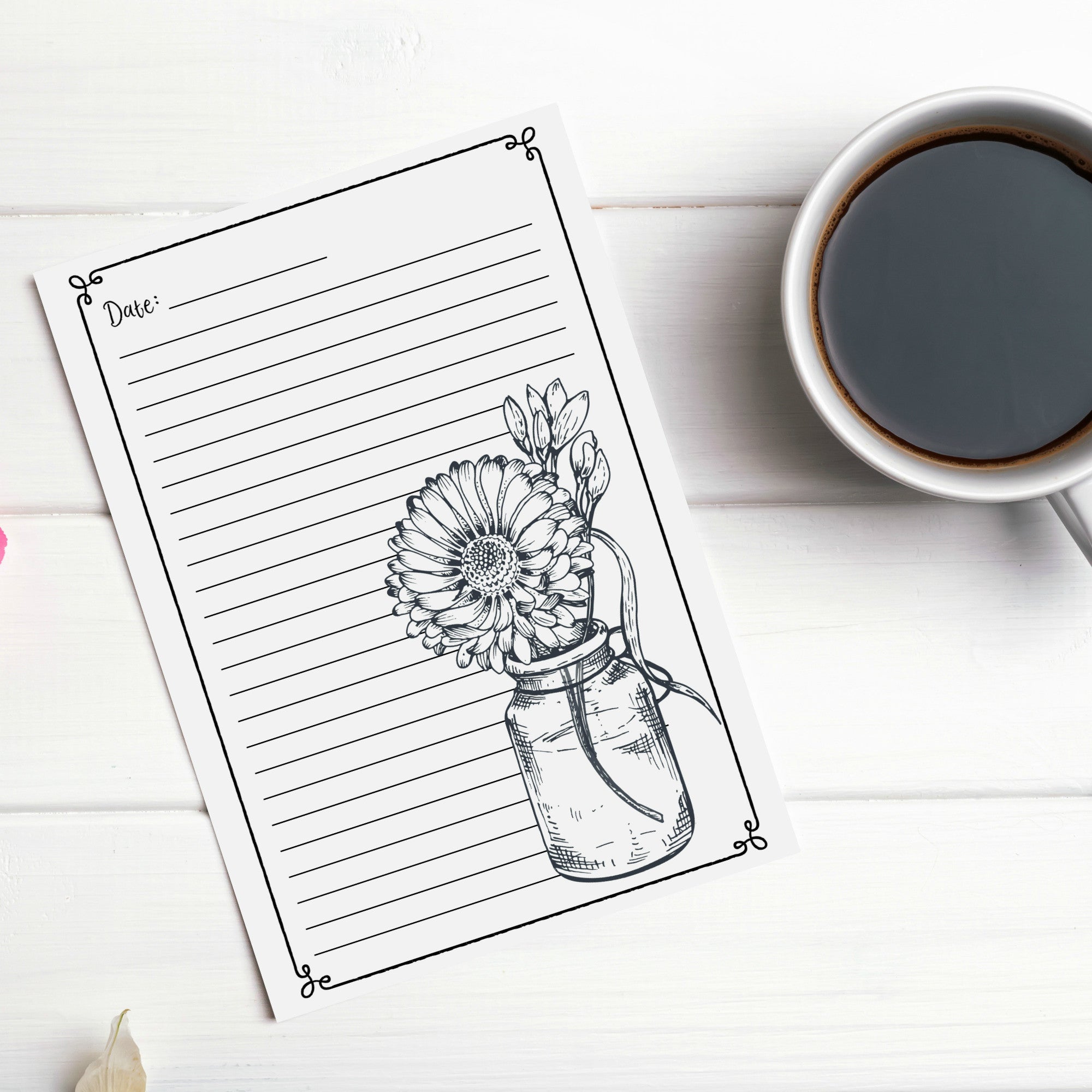 Quiet Meditations Prayer Journal and Coloring Pages