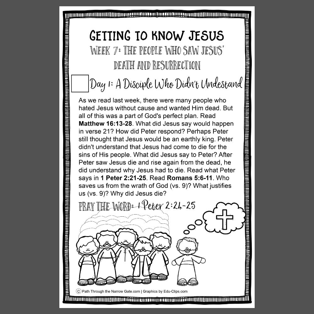 Getting To Know Jesus Bible Reading Pack