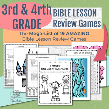 19 AMAZING Bible Lesson Review Games for 3rd and 4rth Grades