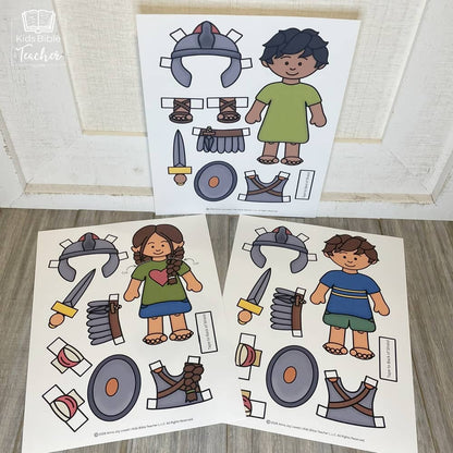 Armor of God Dress-Up Bible Craft for Kids