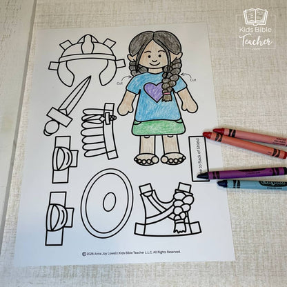 Armor of God Dress-Up Bible Craft for Kids
