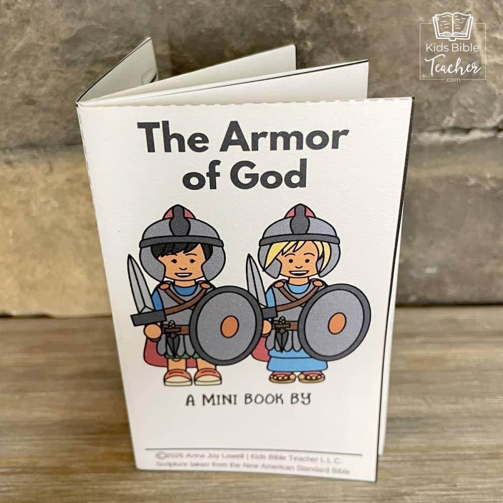 Armor of God Mini Book Craft for Kids