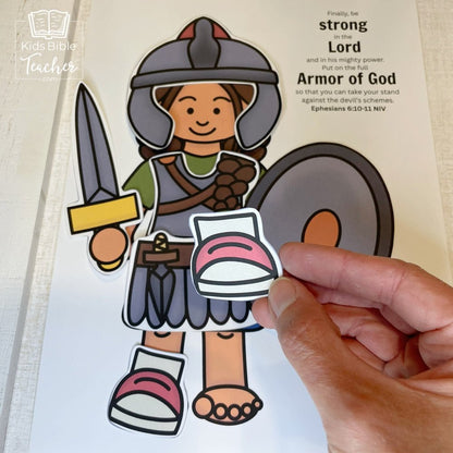 Armor of God Cut and Paste Bible Craft for Kids