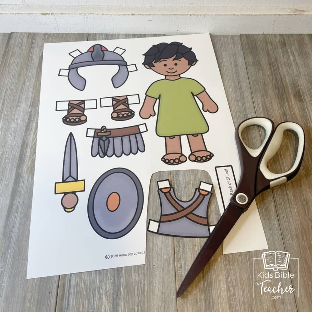Armor of God Dress-Up Bible Craft for Kids